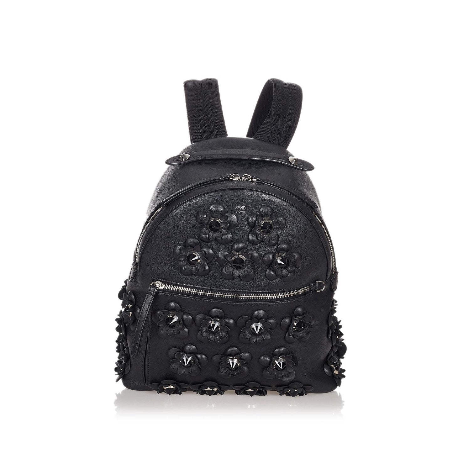 Fendi By The Way Flowerland Backpack Shg Leather
