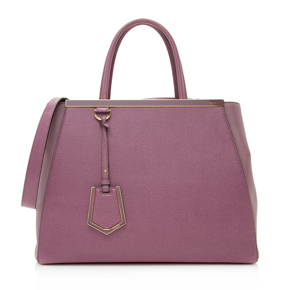 Fendi Calfskin 2Jours Tote Shf Tote Bag