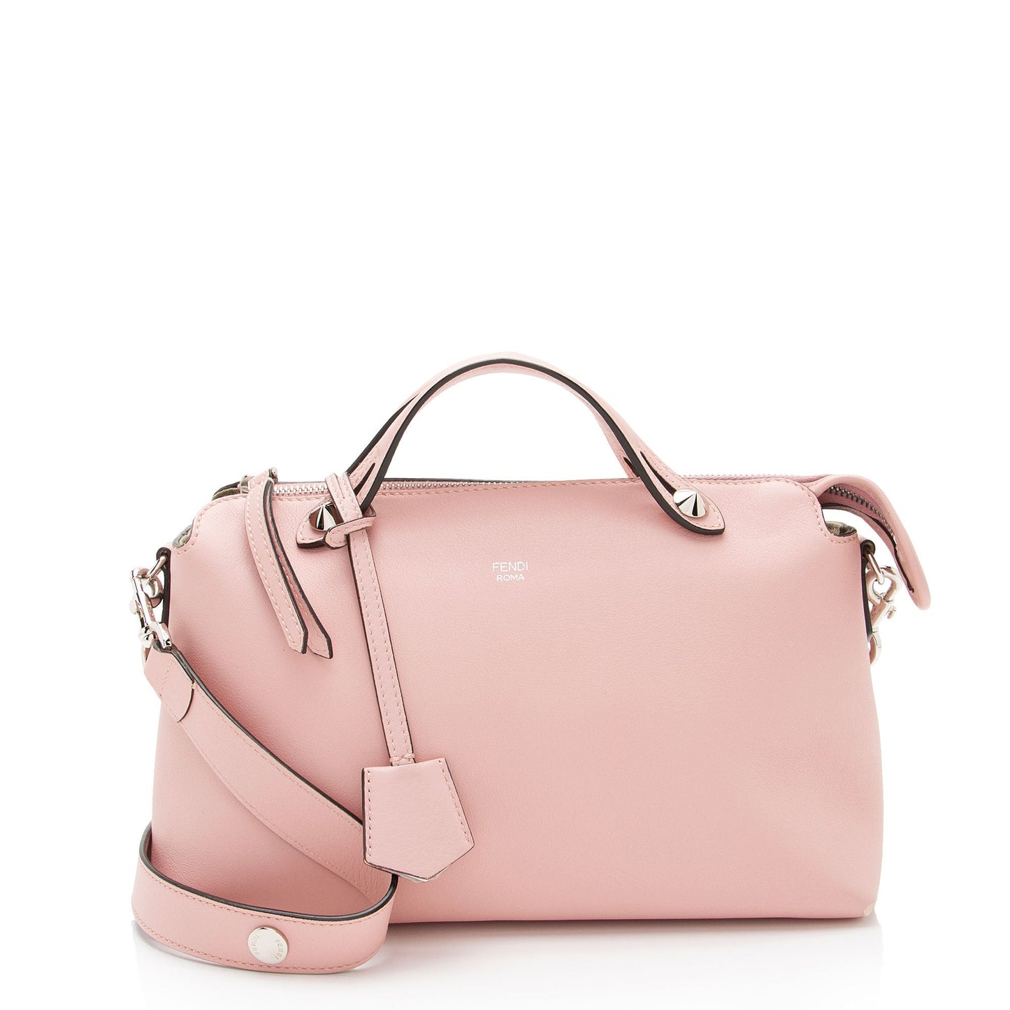 Fendi Calfskin By The Way Boston Bag Shf Sciyzu Medium Satchel Bag