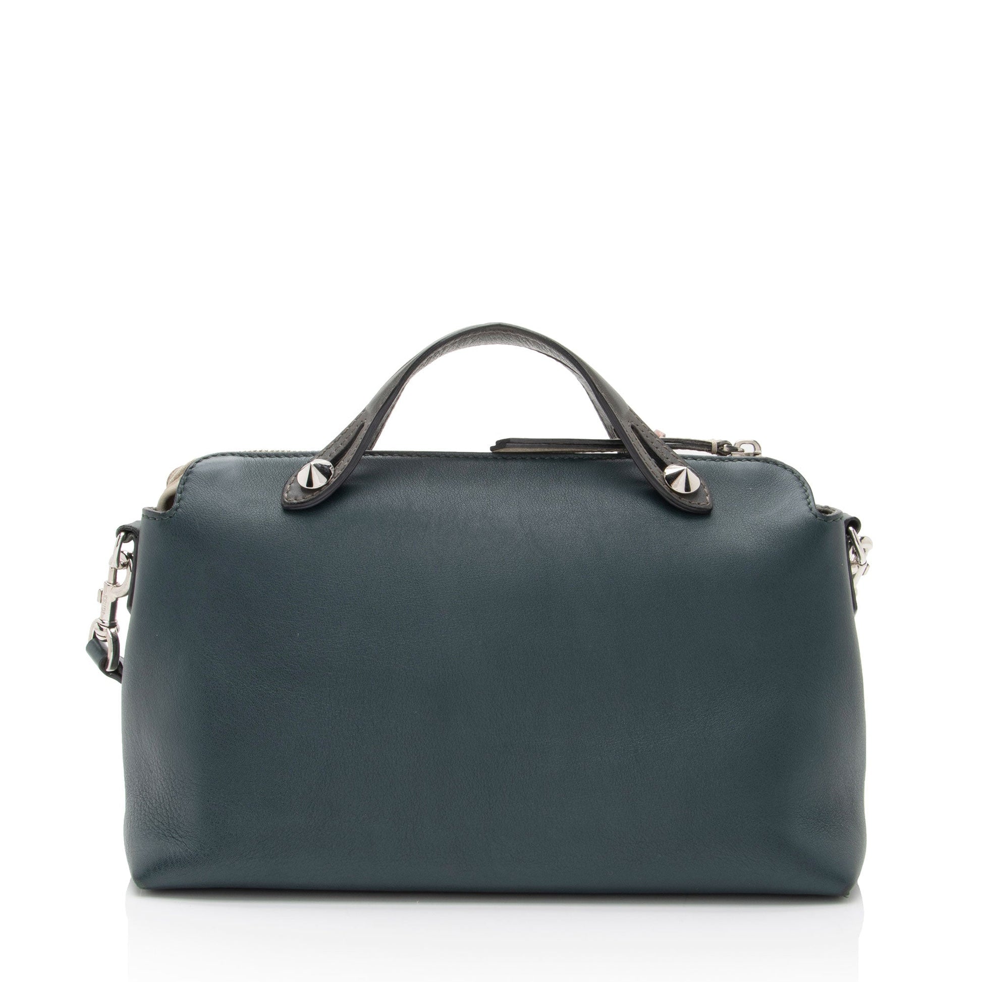 Fendi Calfskin By The Way Boston Bag Small Satchel Bag Bag Shf Gjv325