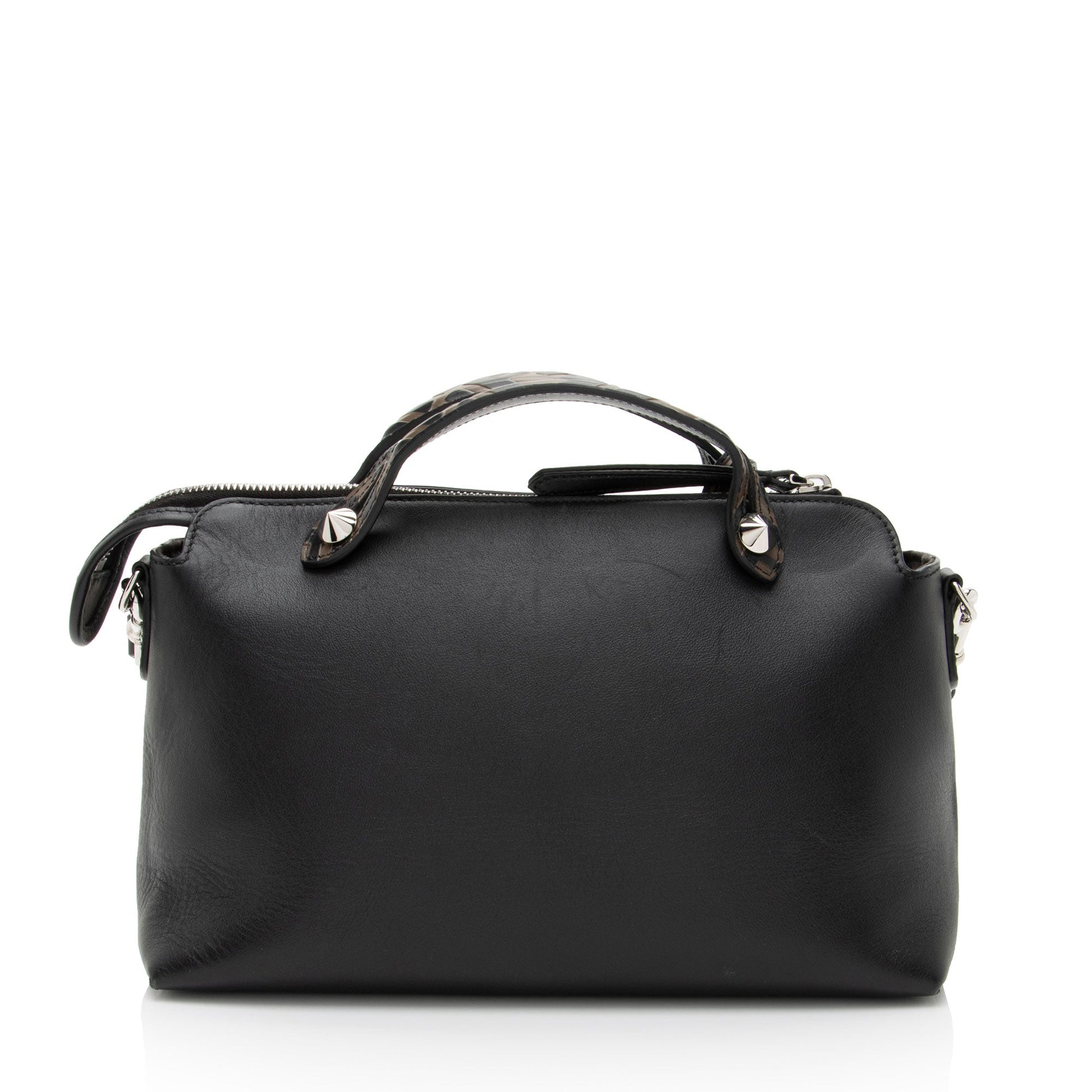 Fendi Calfskin By The Way Boston Bag Small Satchel Bag