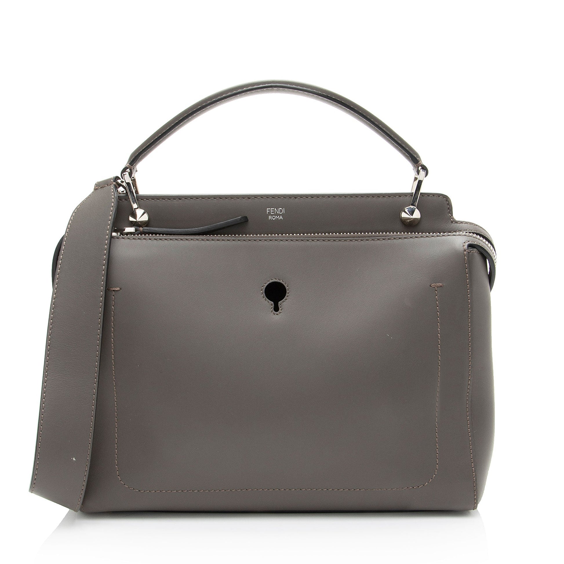 Fendi Calfskin Dotcom Satchel Medium Satchel Bag