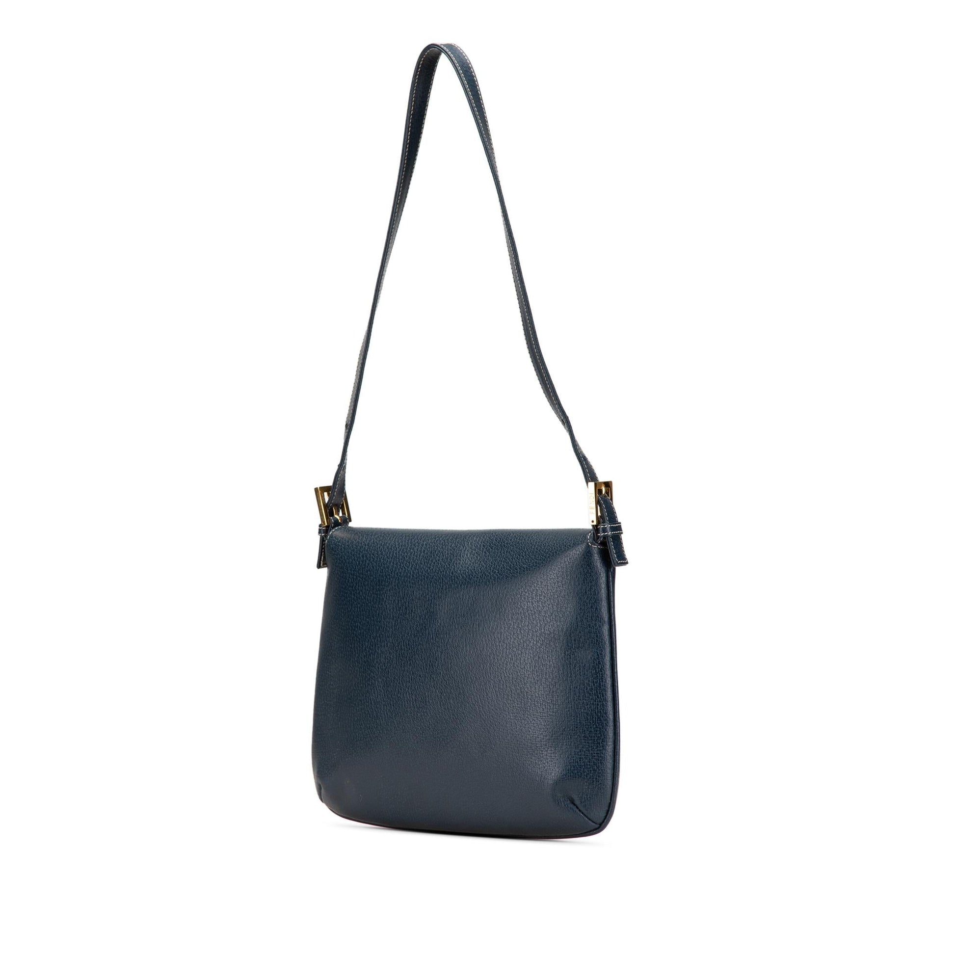 Fendi Calfskin Ff Marble Shoulder Bag Flap Flap Shoulder Bag