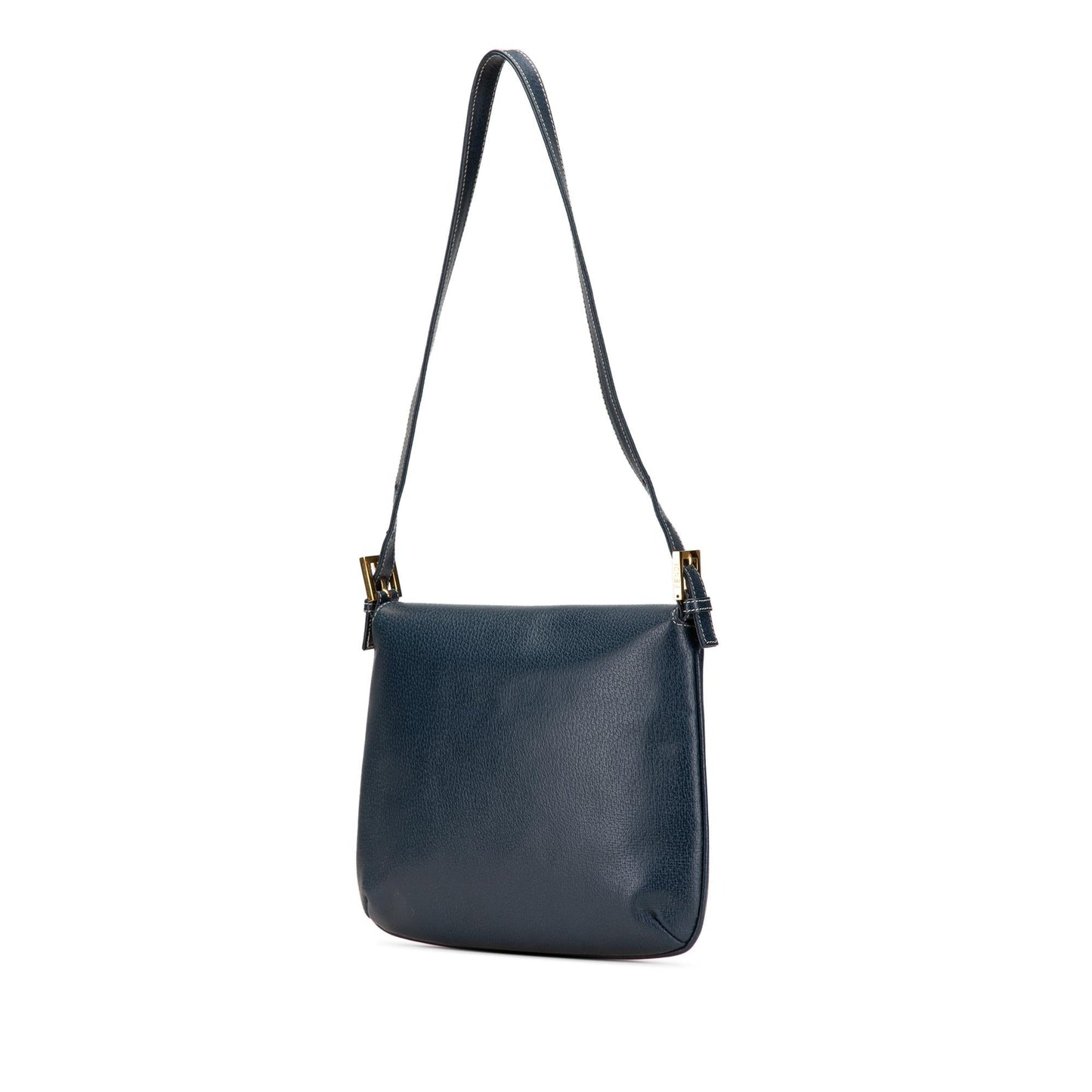 Fendi Calfskin Ff Marble Shoulder Bag Flap