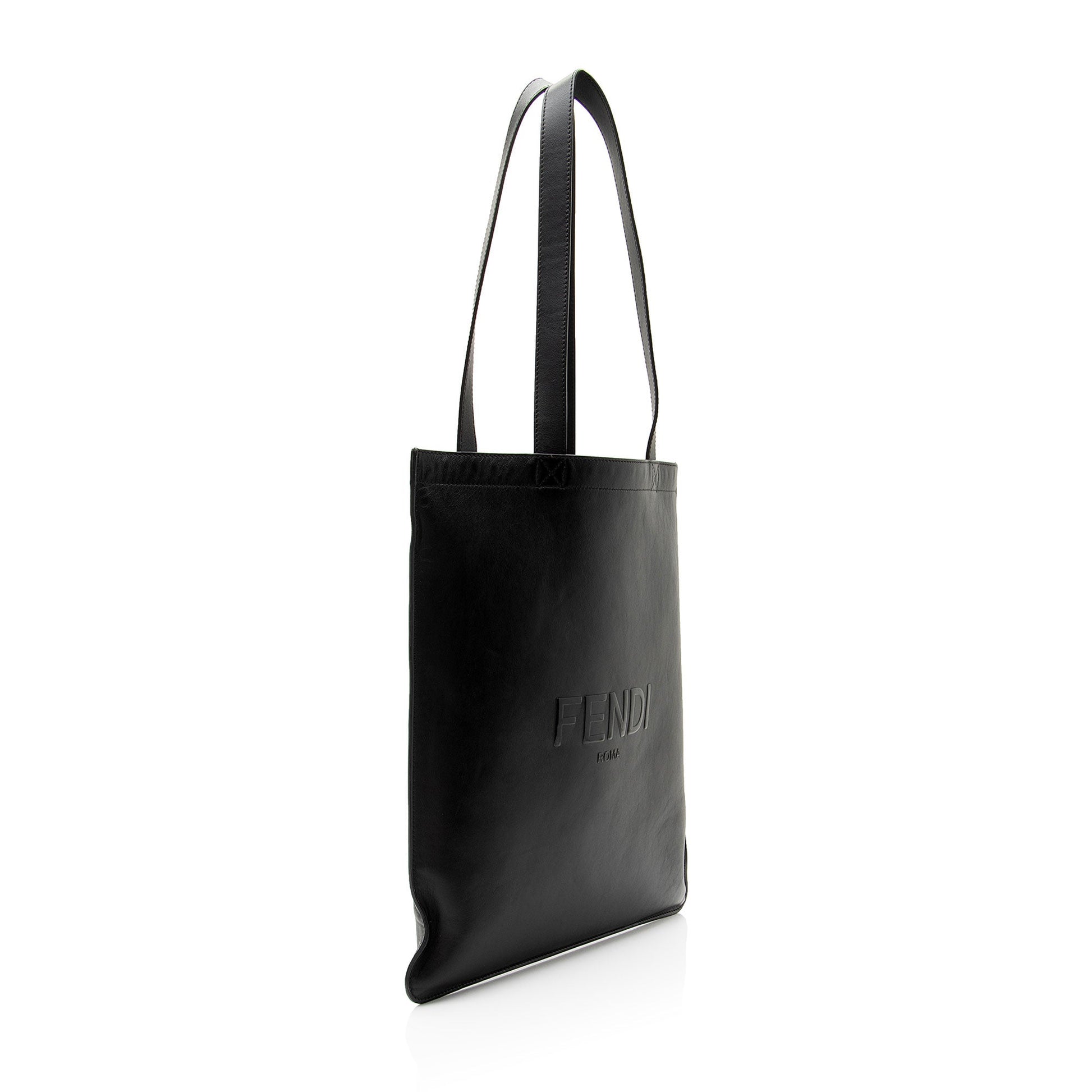 Fendi Calfskin Flat N S Tote Shf Vlwv6D Logo Shoes