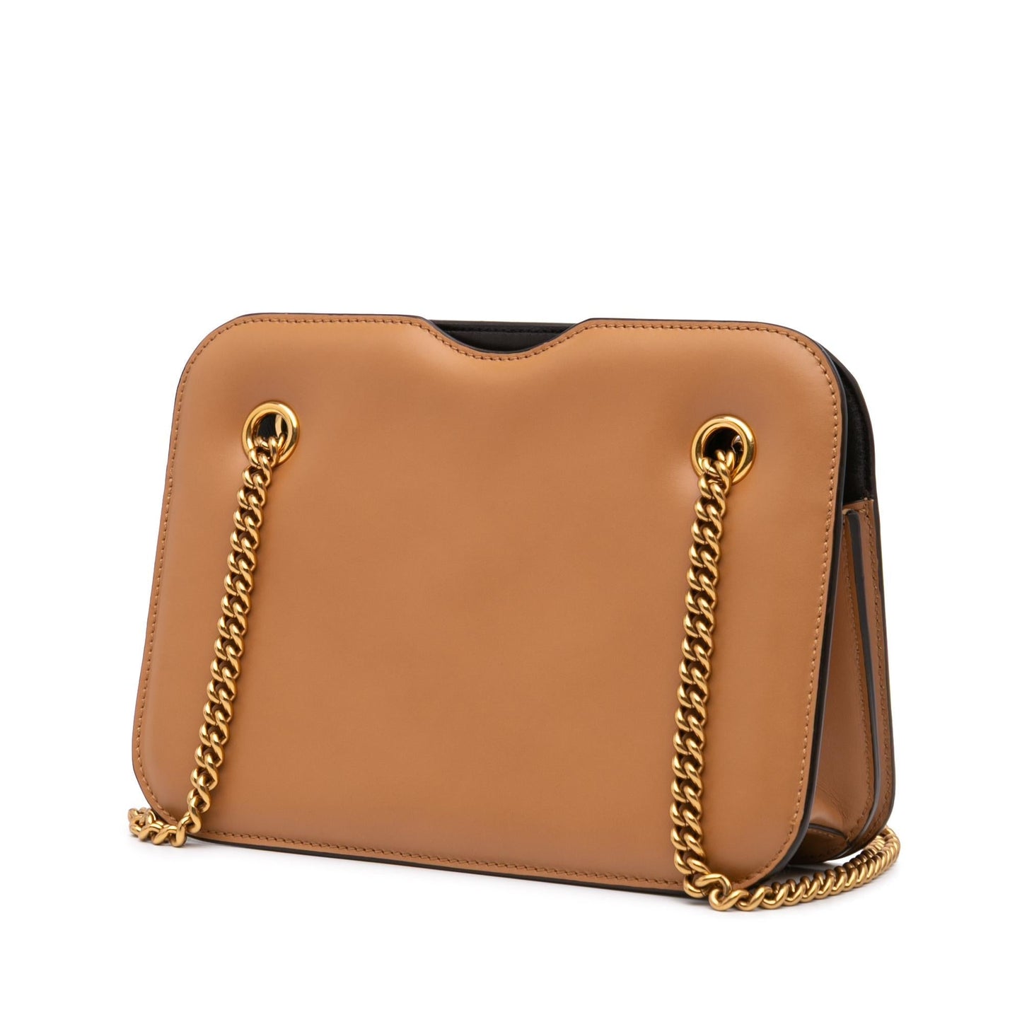 Fendi Calfskin King Nubuck Pequin Karligraphy Pocket Shoulder Bag Vitello