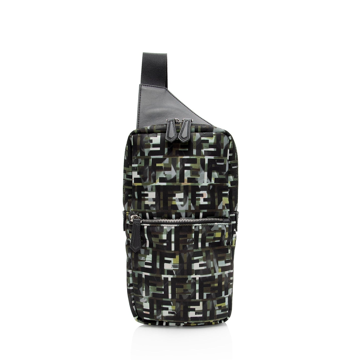 Fendi Camouflage Ff Sling Bag Nylon Crossbody Bag