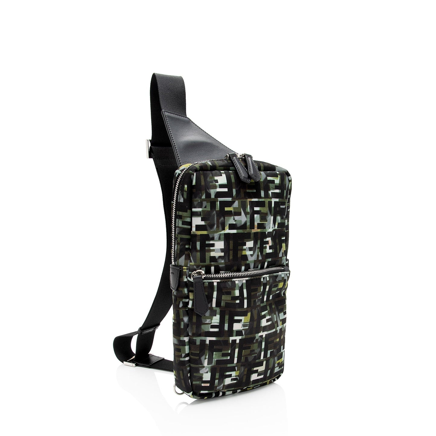 Fendi Camouflage Ff Sling Bag Nylon Crossbody Bag
