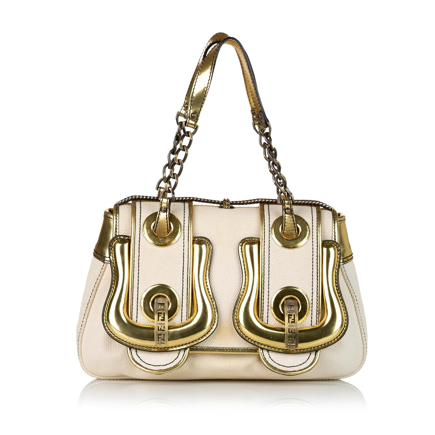 Fendi Bag Shg Canvas Shoulder Bag