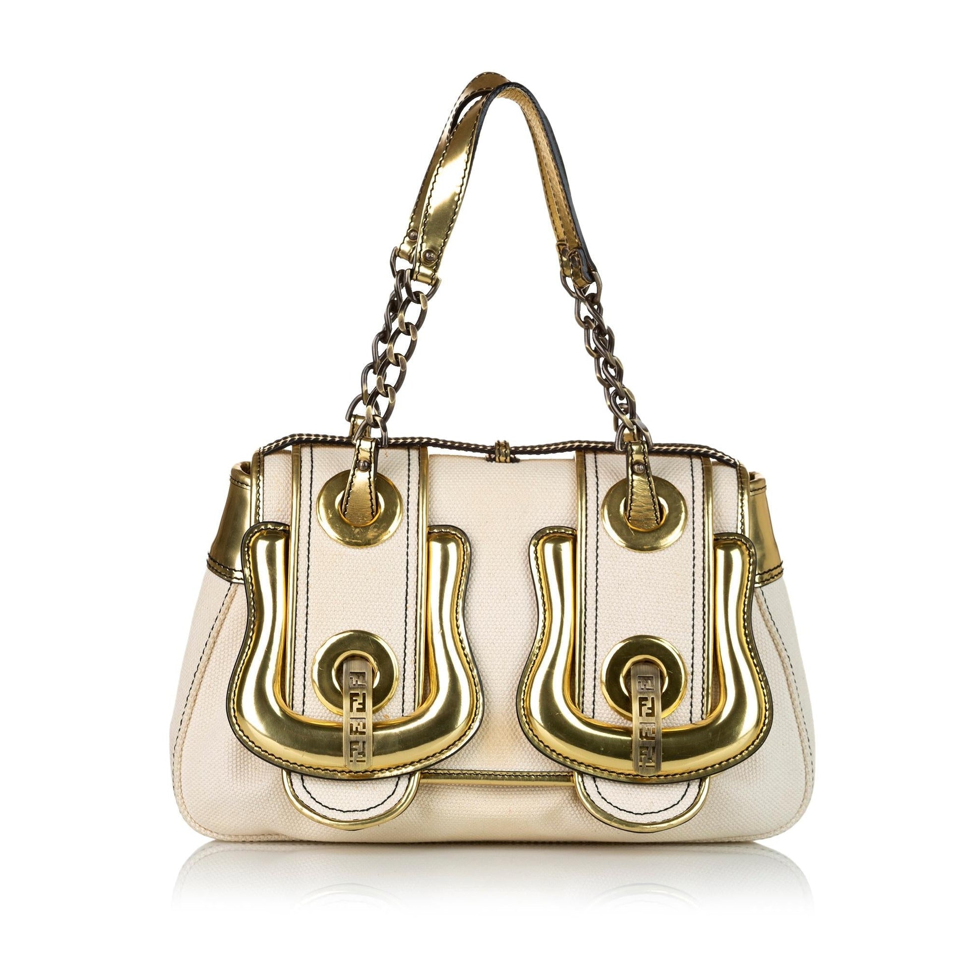 Fendi Bag Shg Canvas Shoulder Bag