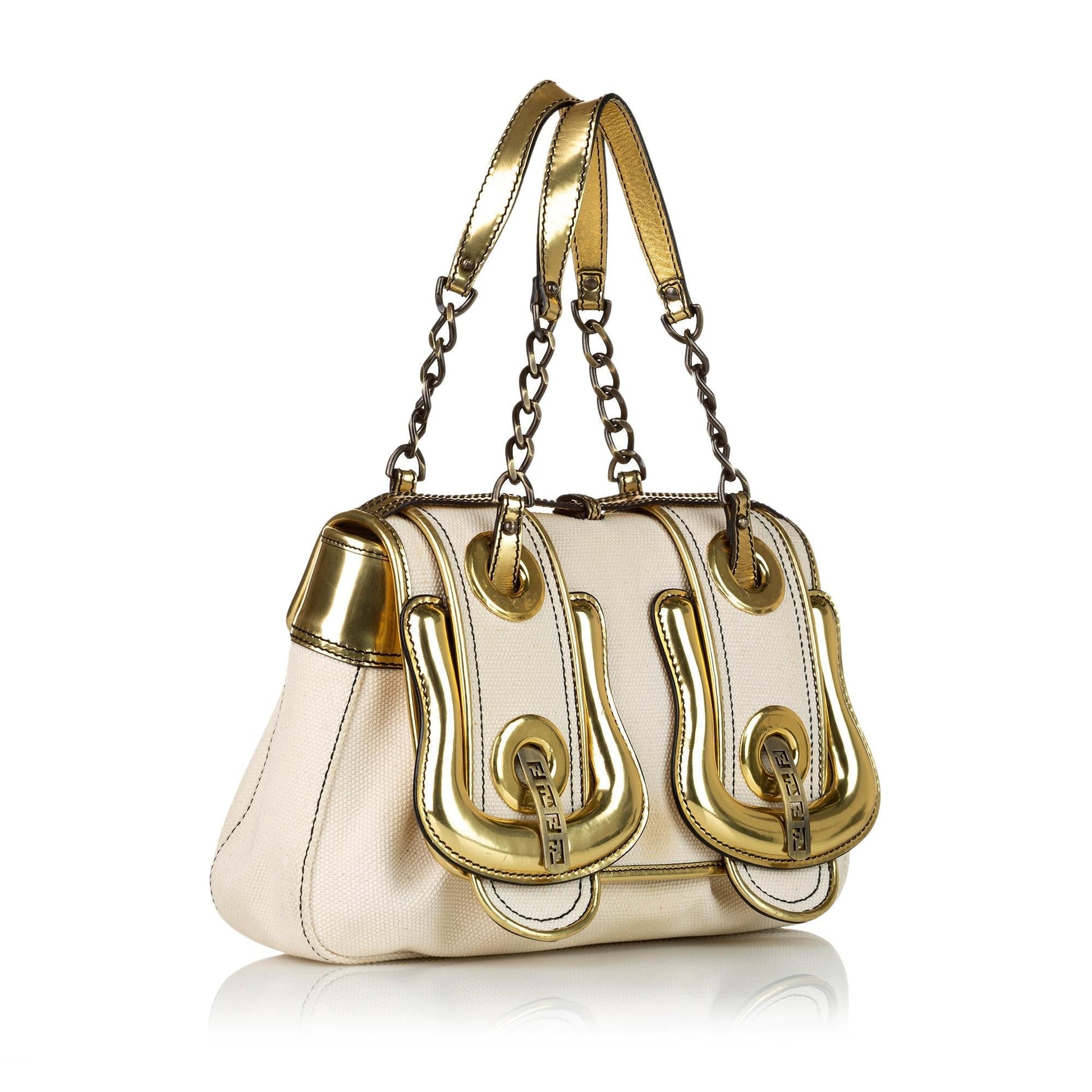 Fendi Bag Shg Canvas Shoulder Bag