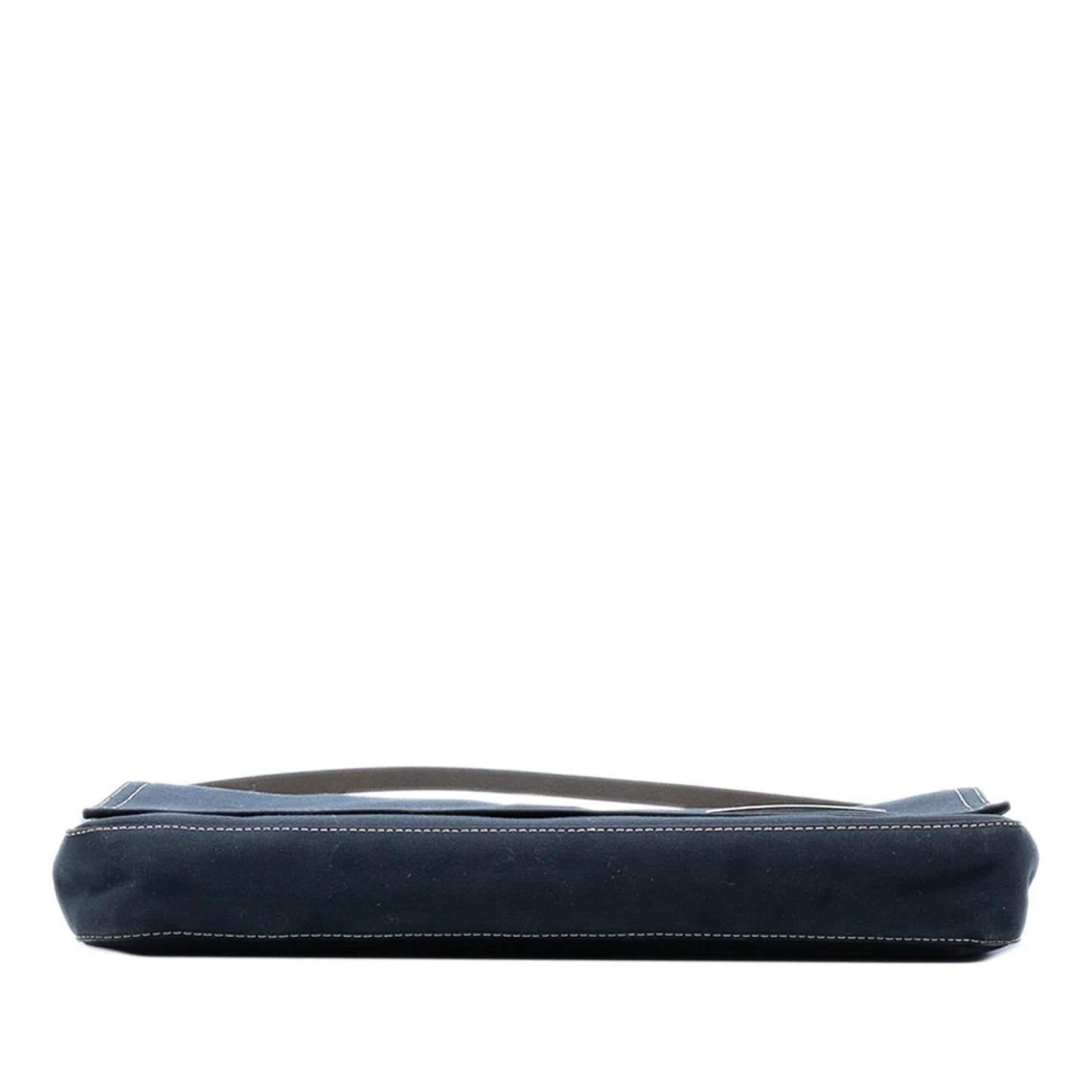 Fendi Ff Marble Baguette Shoulder Bag Canvas
