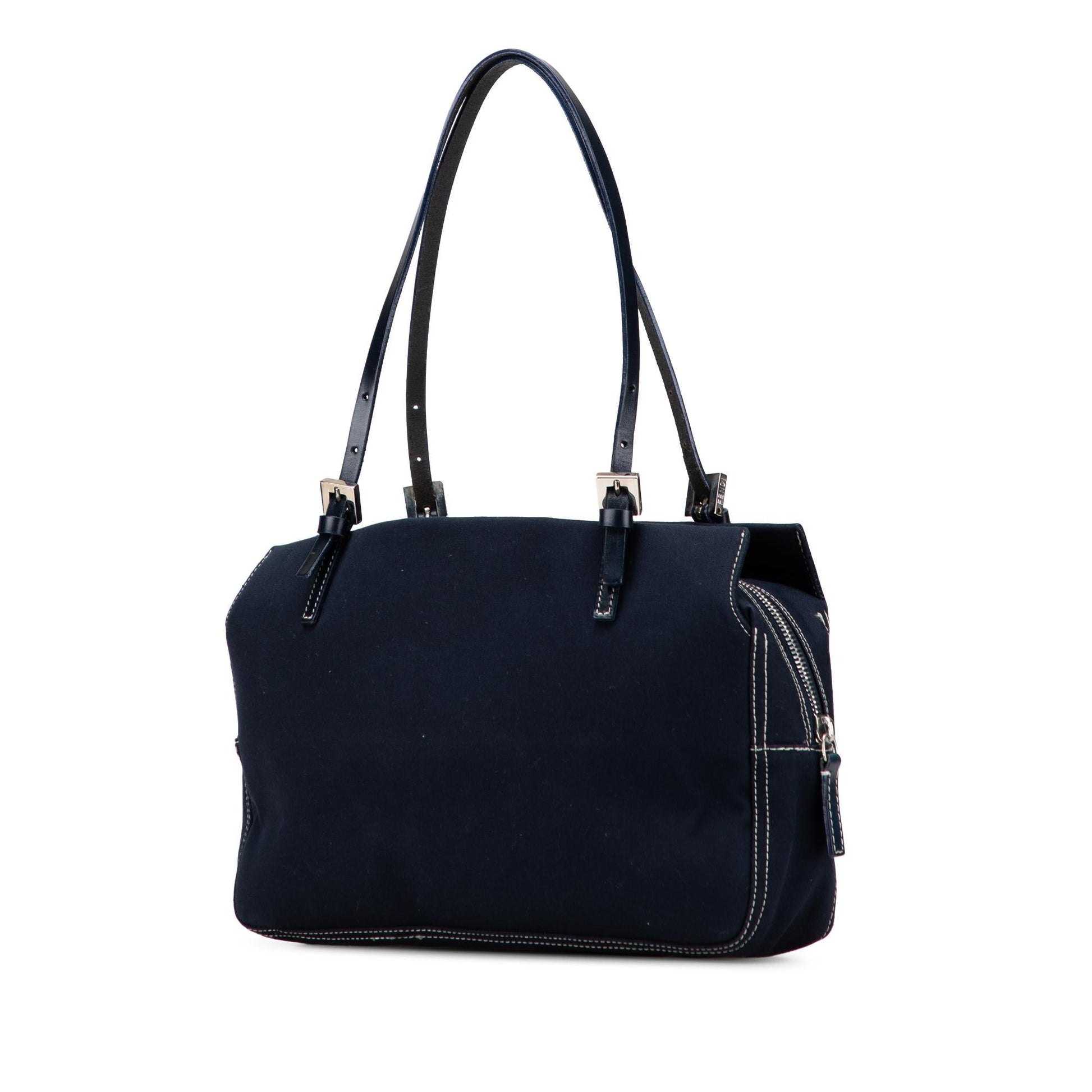 Fendi Ff Marble Shoulder Bag Canvas