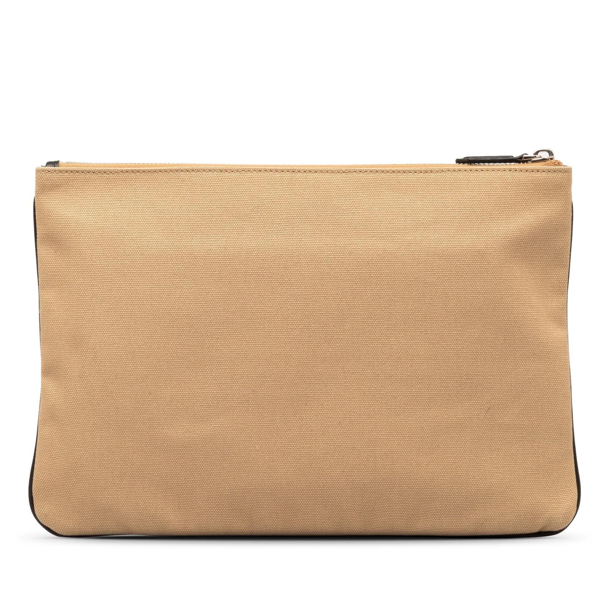 Fendi Roma Clutch Shg Ojp68F Canvas Clutch Bag