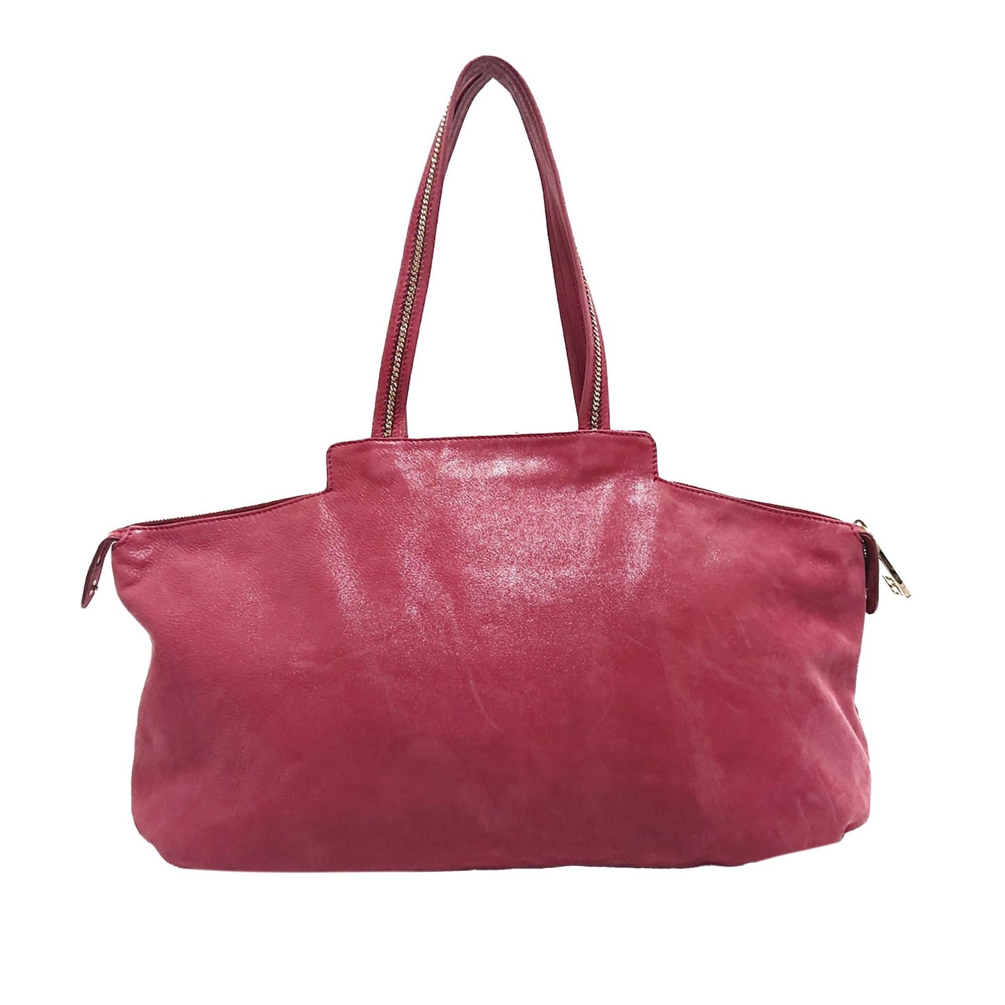 Fendi Chains Tote Bag Shg Leather