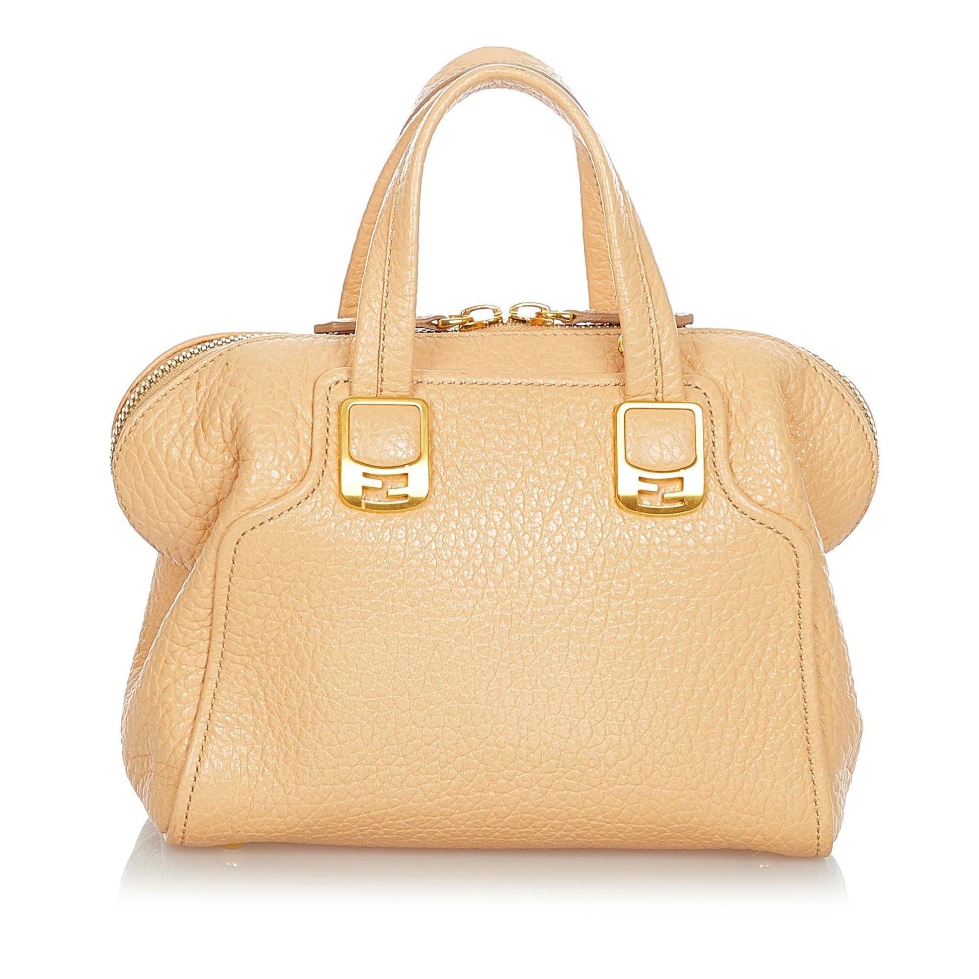 Fendi Chameleon Satchel Shg Leather Satchel Bag Satchel Shg 23548