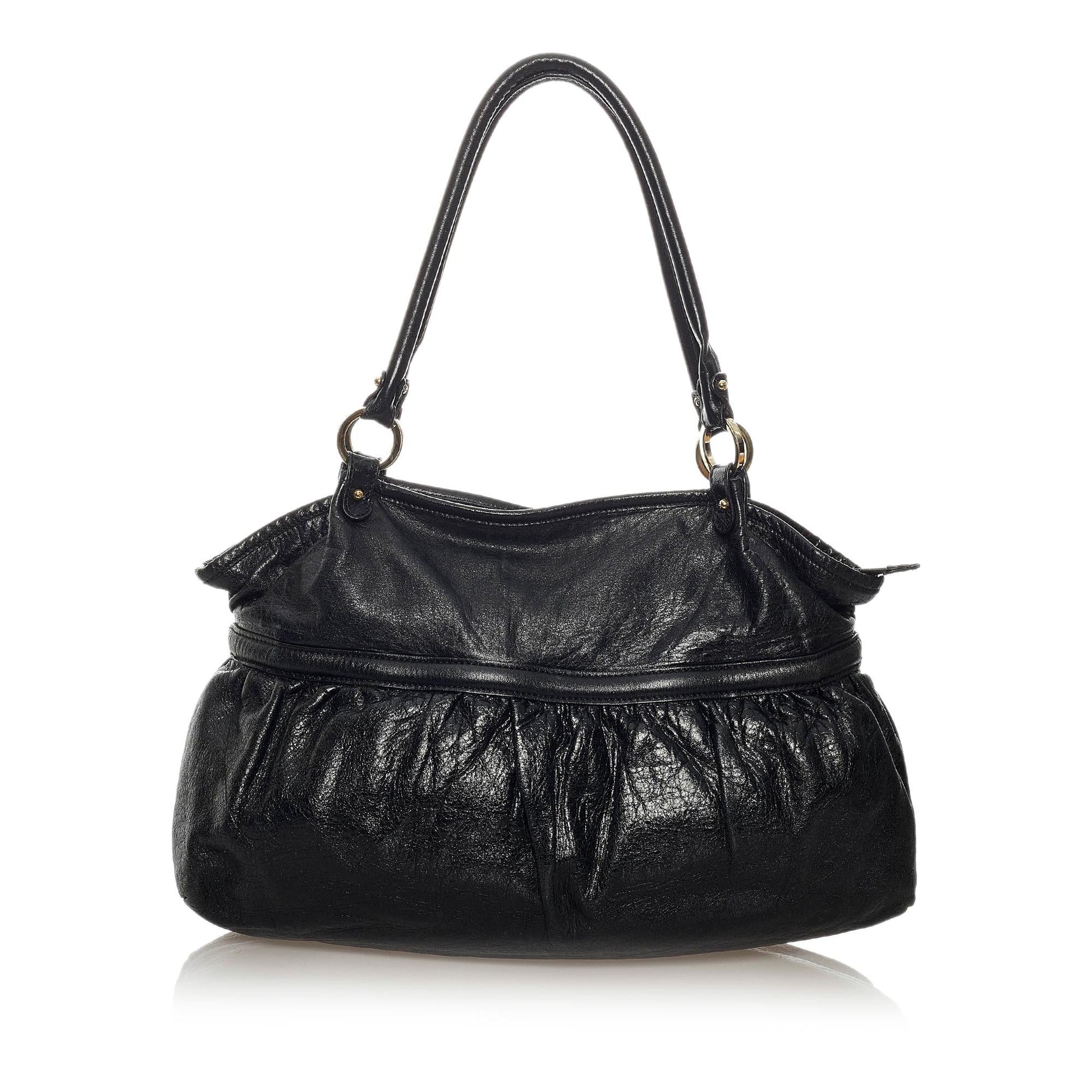 Fendi Chef Tote Bag Shg Leather