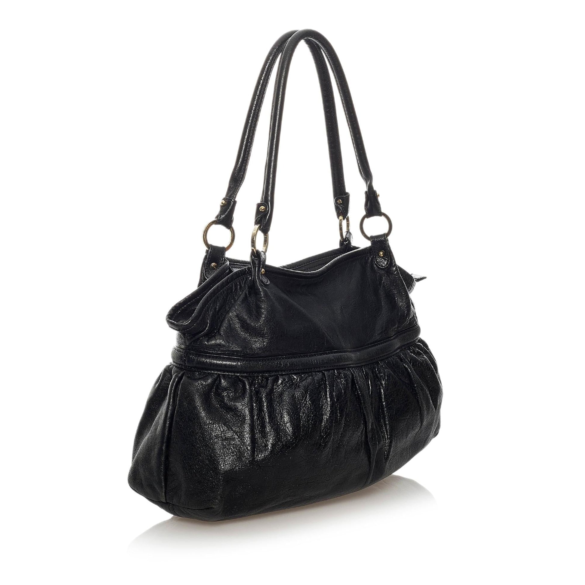 Fendi Chef Tote Bag Shg Leather