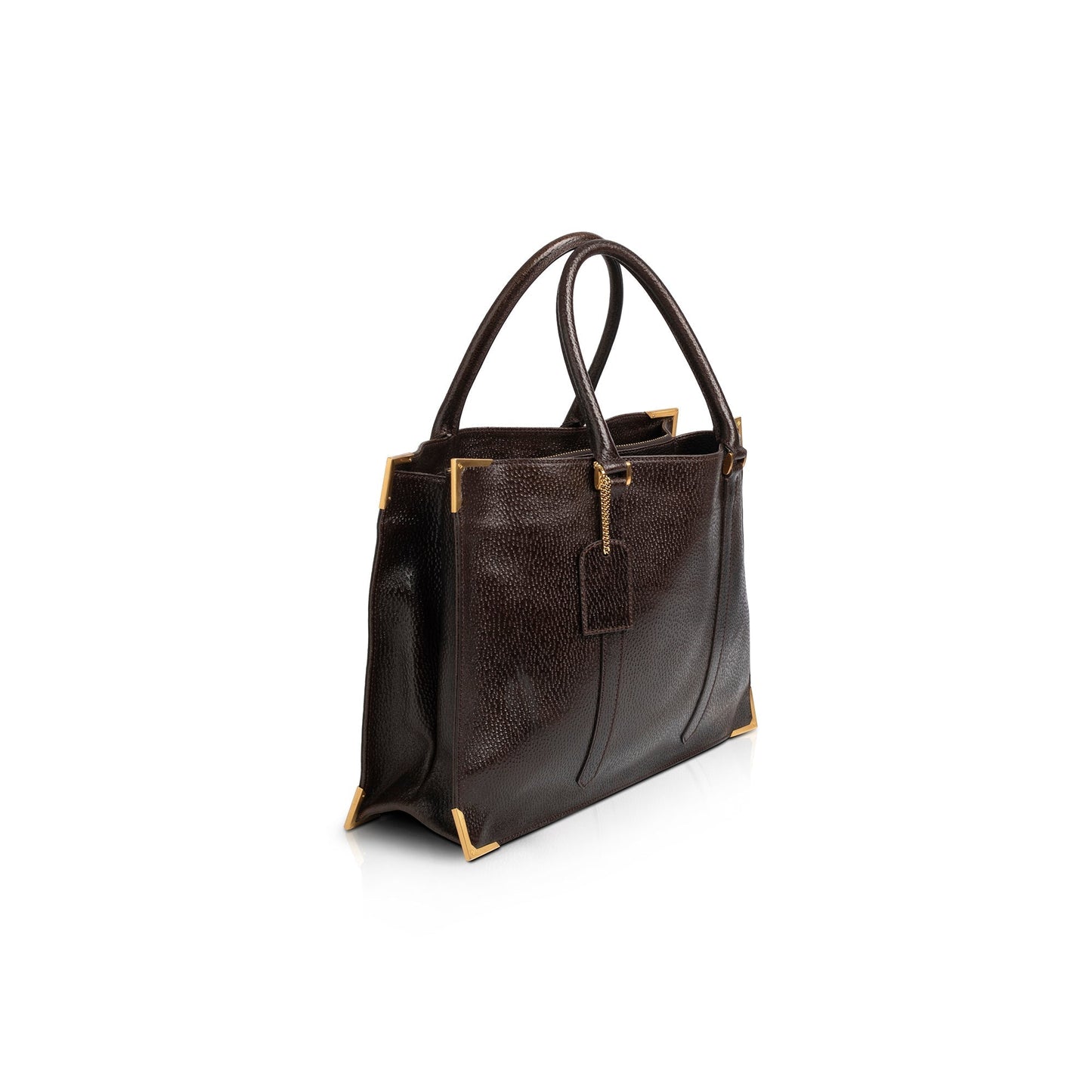 Fendi Classico No Tote Leather Tote Bag
