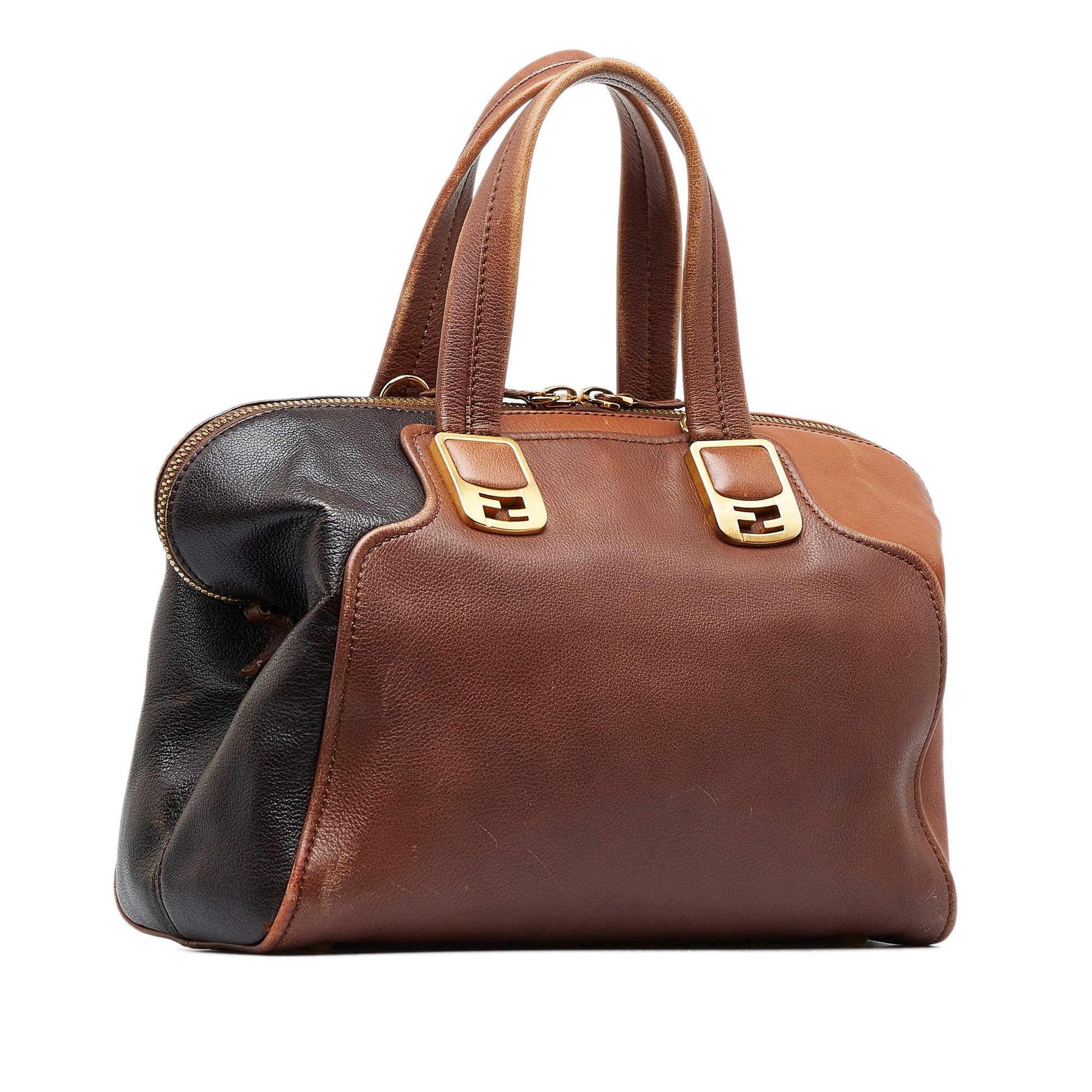 Fendi Colorblock Chameleon Handbag Shg Pjgrwz Satchel Bag