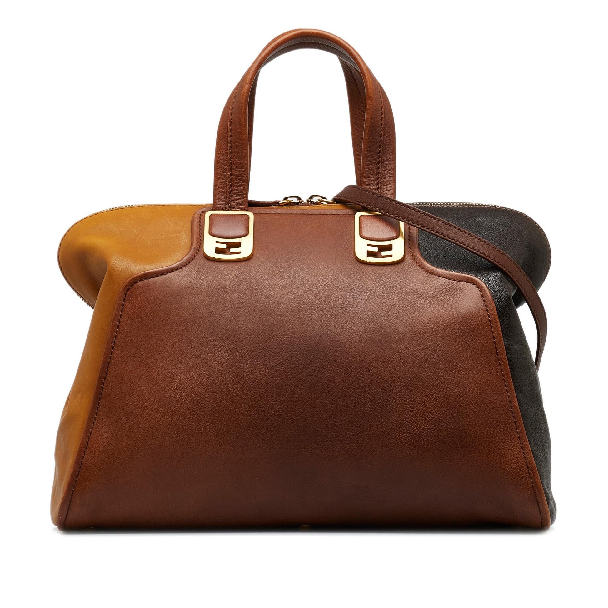 Fendi Colorblock Chameleon Satchel Shg Io7Nju Satchel Bag