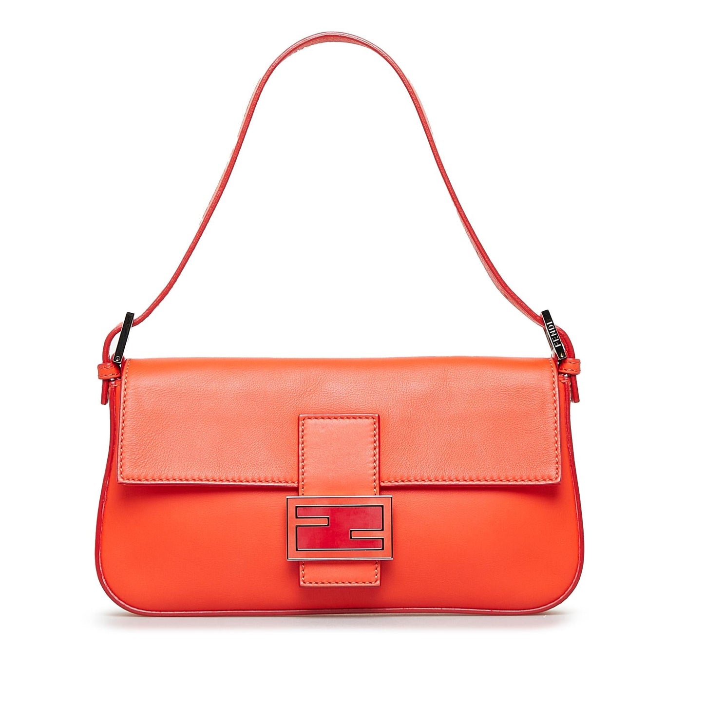 Fendi Convertible Baguette Shg Pbosvc Satchel Bag Leather