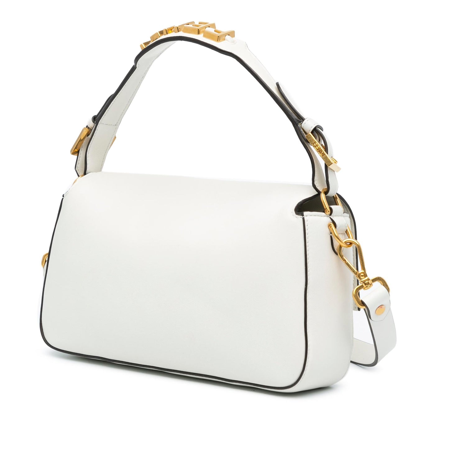 Fendi Convertible Baguette Shg Lx4Wif Satchel Bag Leather