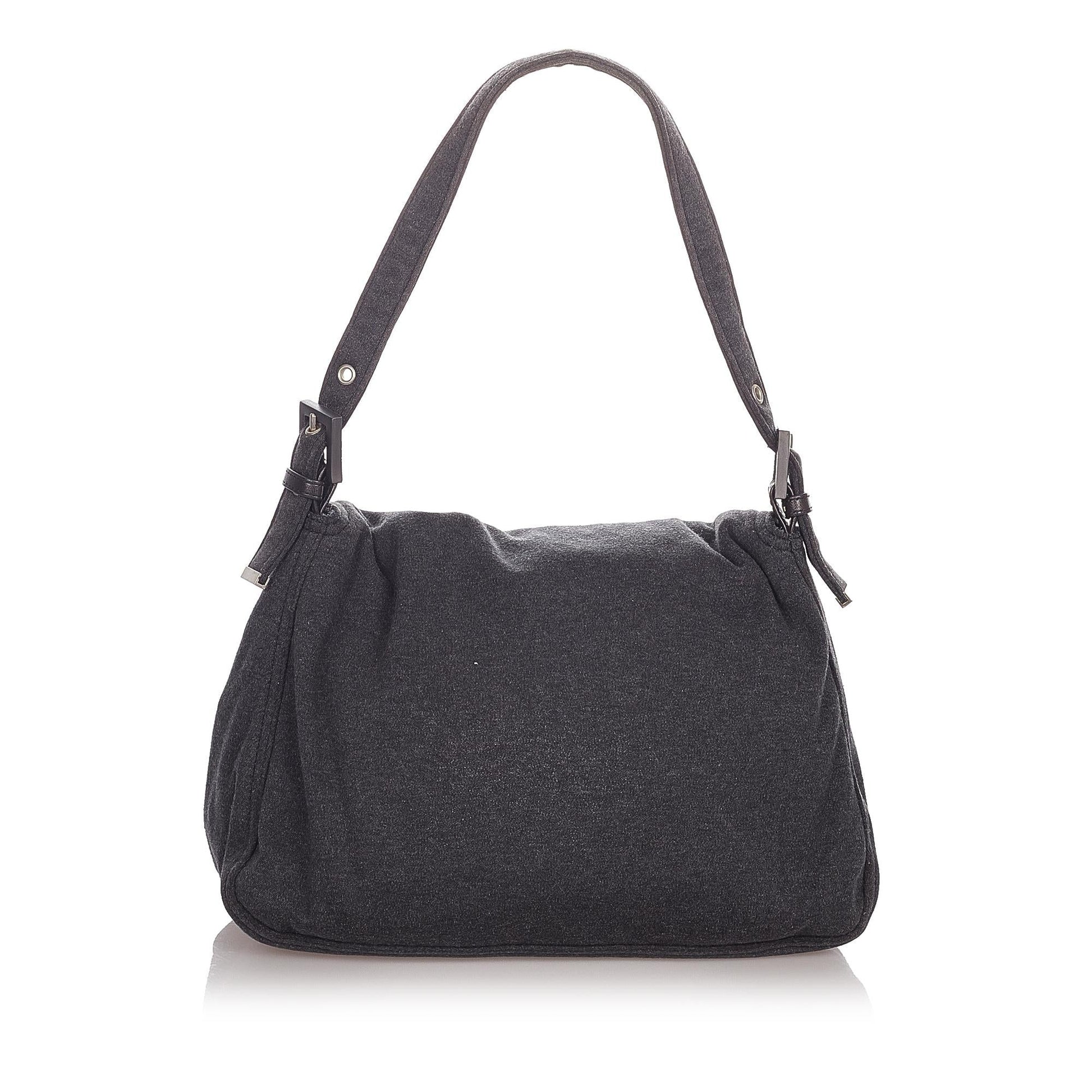 Fendi Cotton Mamma Baguette Shoulder Bag Shg