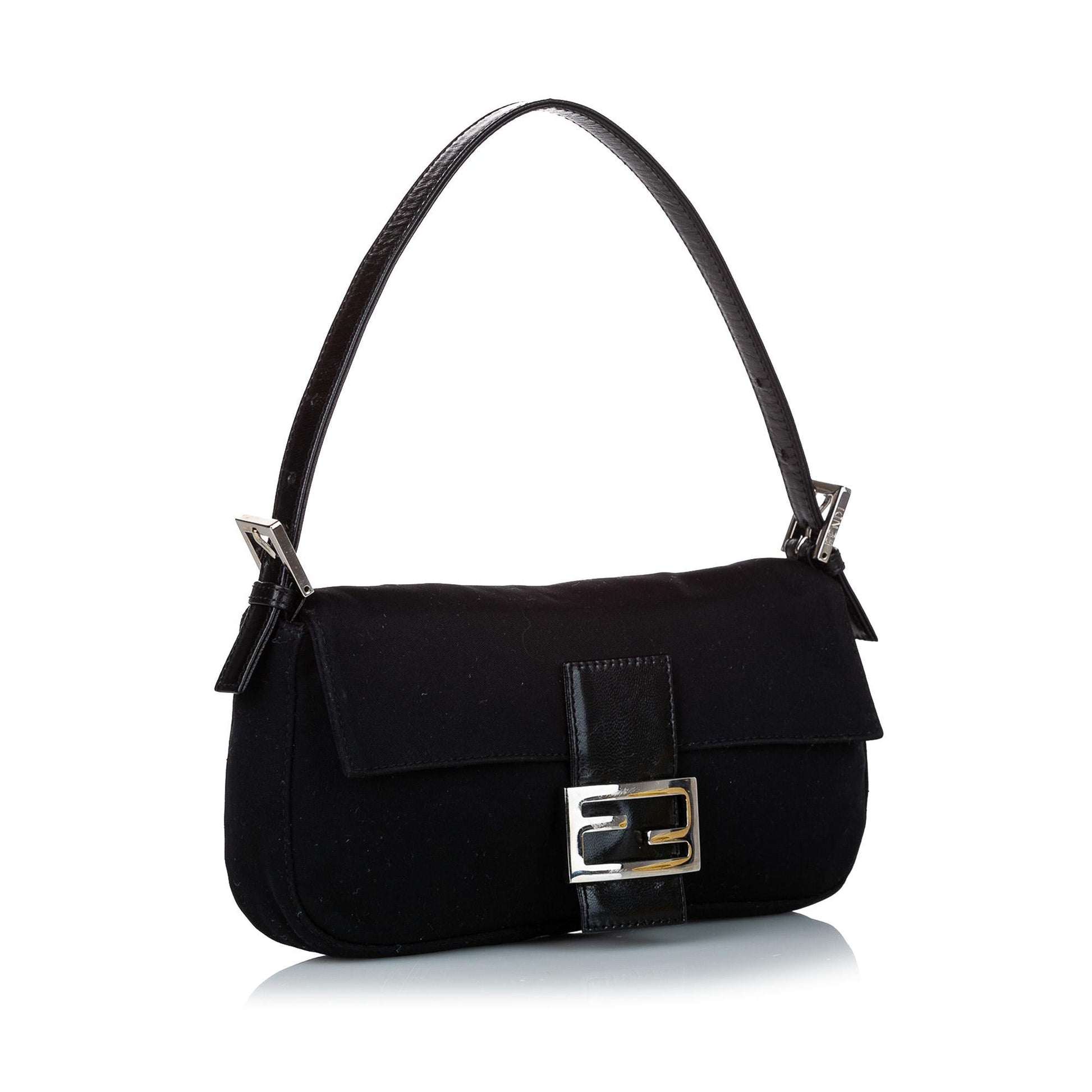 Fendi Cotton Mamma Baguette Shg Handbag Shoulder Bag Baguette Shg 30199