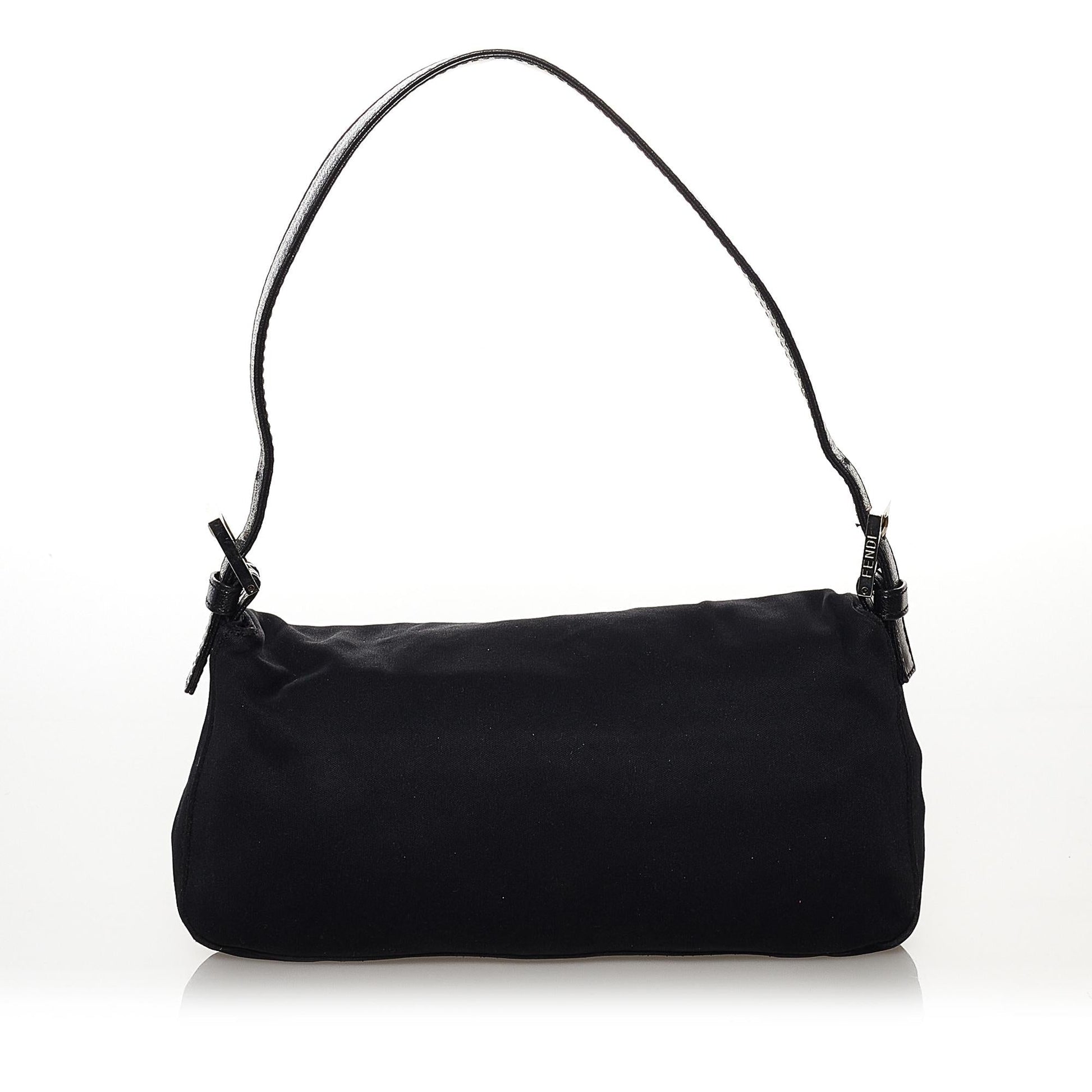 Fendi Cotton Mamma Baguette Shg Handbag Shoulder Bag