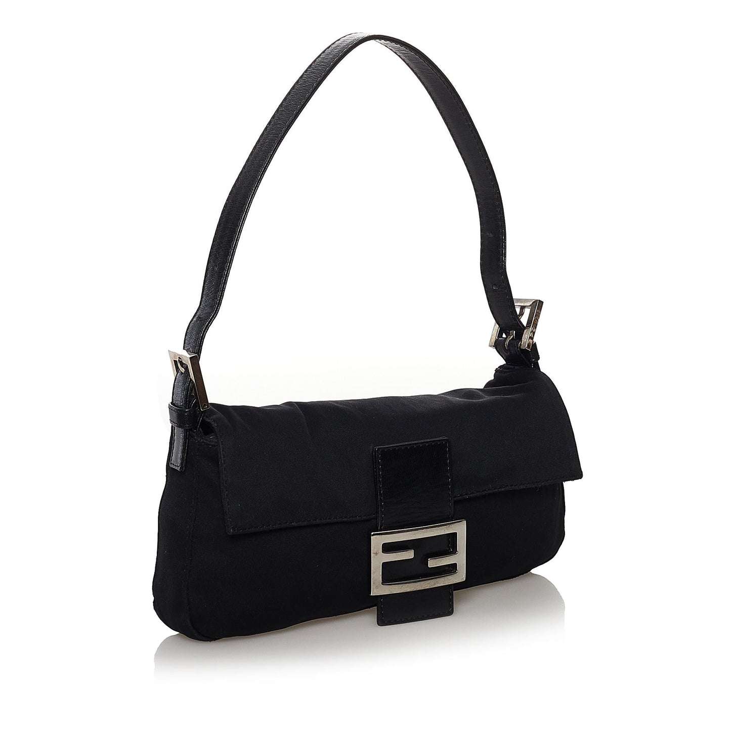 Fendi Cotton Mamma Baguette Shg Handbag Shoulder Bag
