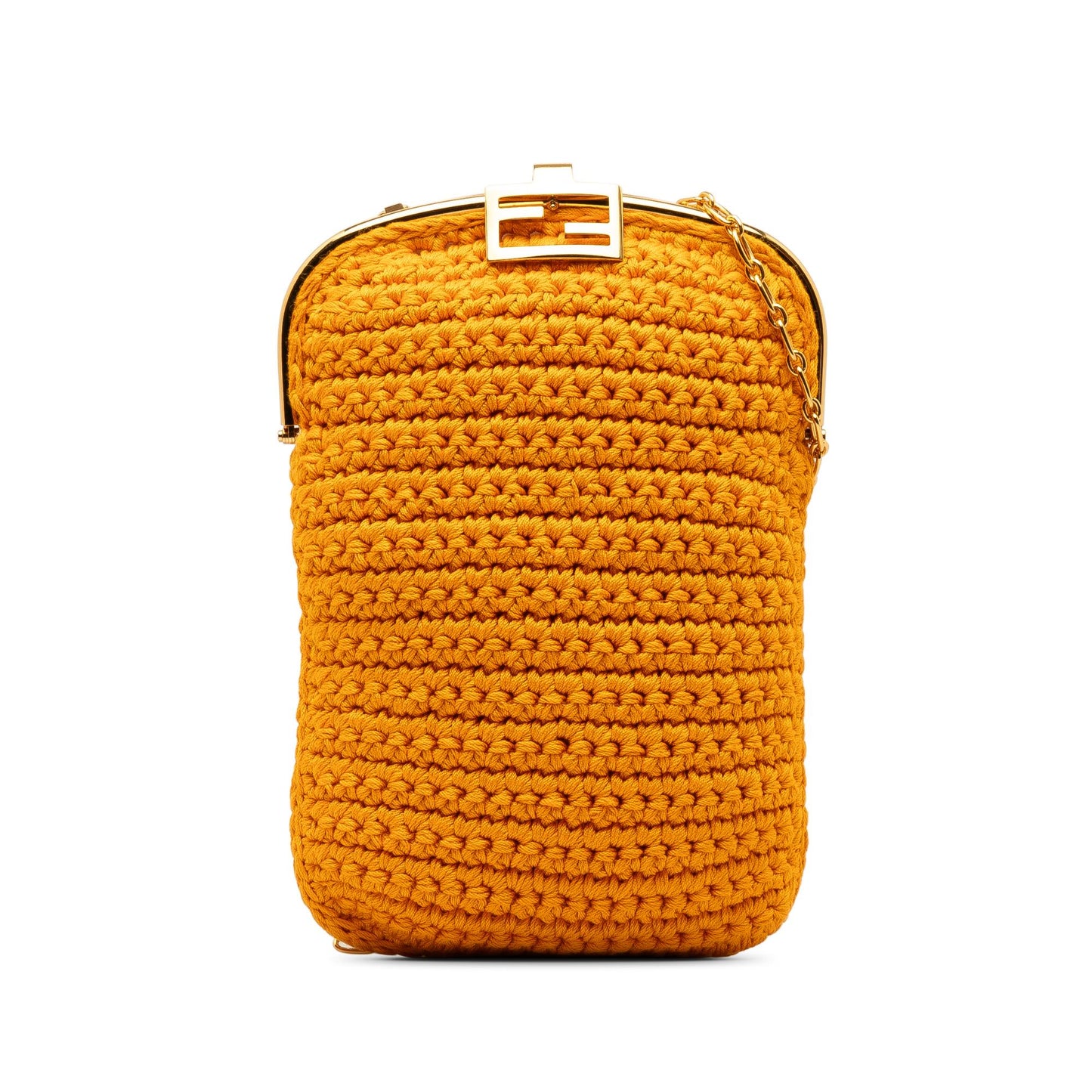 Fendi Crochet Baguette Phone Bag Shg Ualphd Shoulder Bag