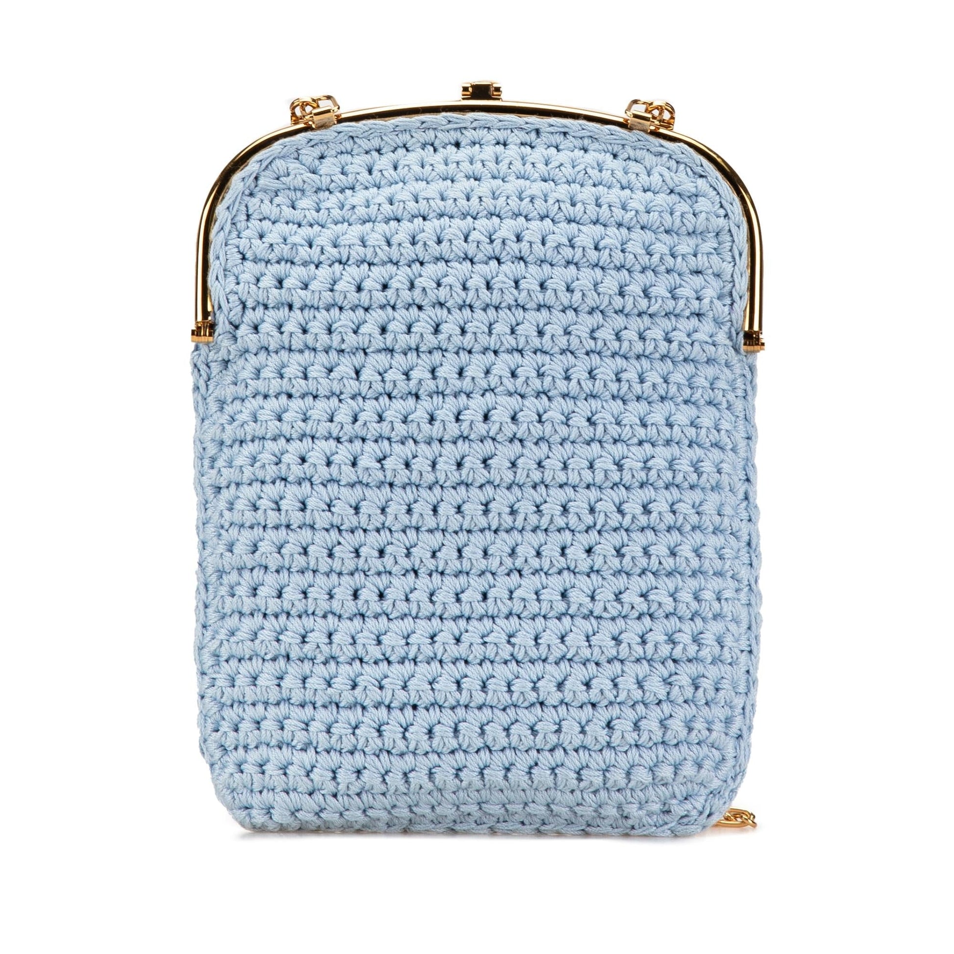 Fendi Crochet Baguette Phone Bag Shg Xpsdni Shoulder Bag