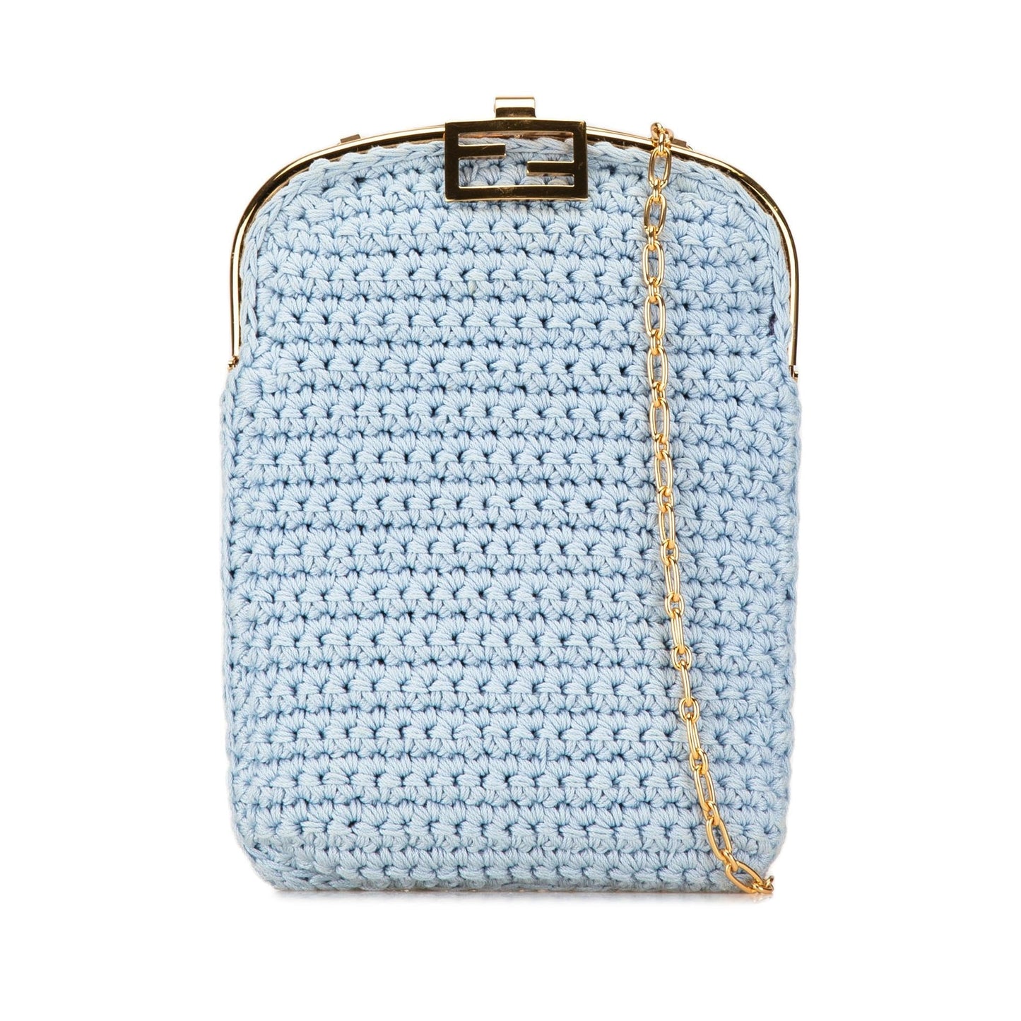 Fendi Crochet Baguette Phone Bag Shg Mmcvjm Shoulder Bag