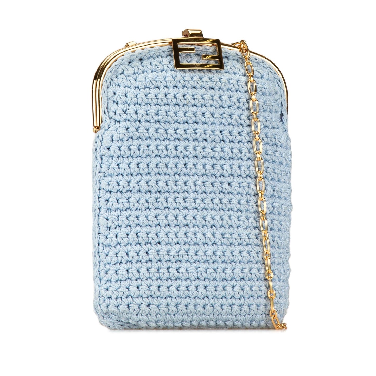 Fendi Crochet Baguette Phone Bag Shg Mmcvjm Shoulder Bag