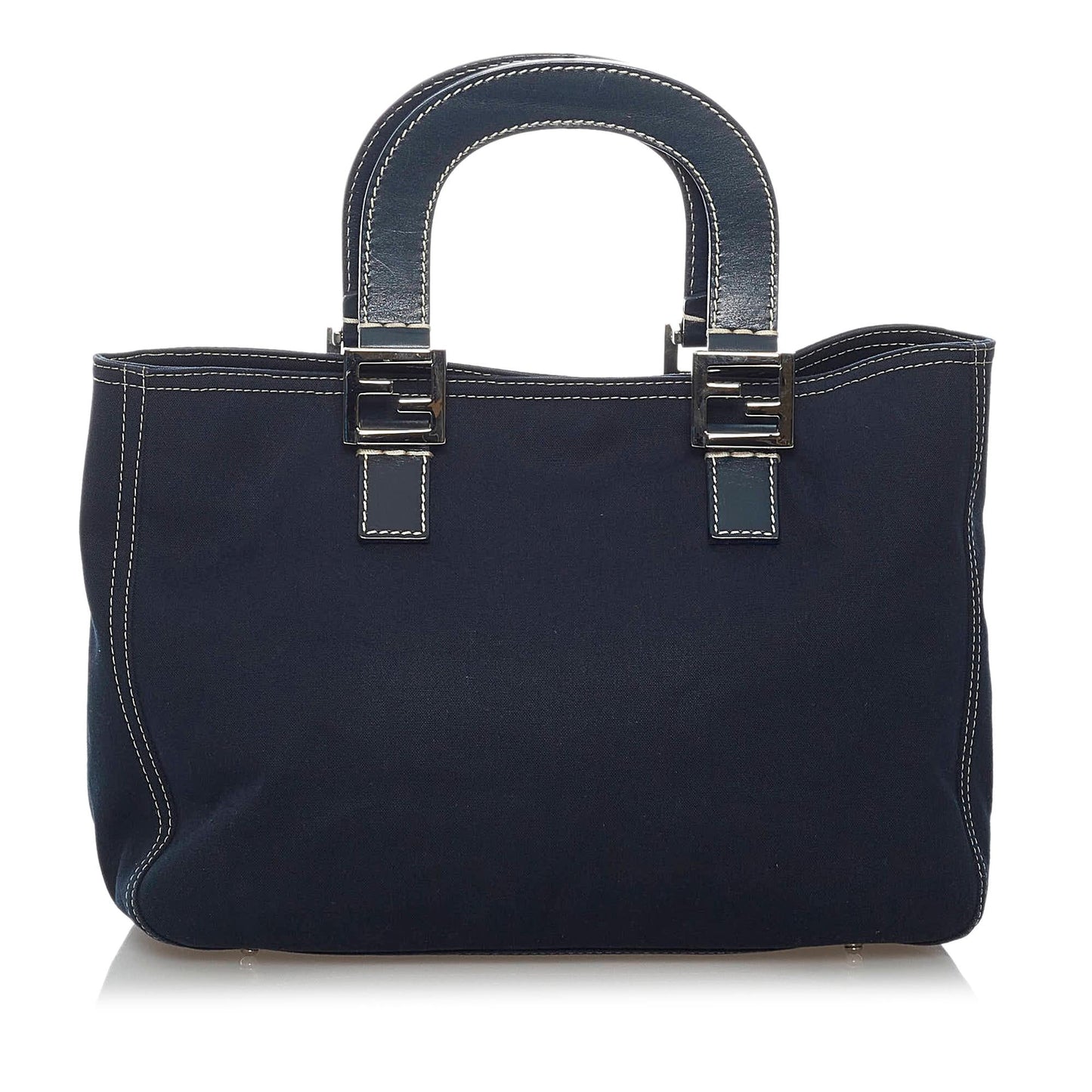 Fendi Handbag Shg Denim Satchel Bag