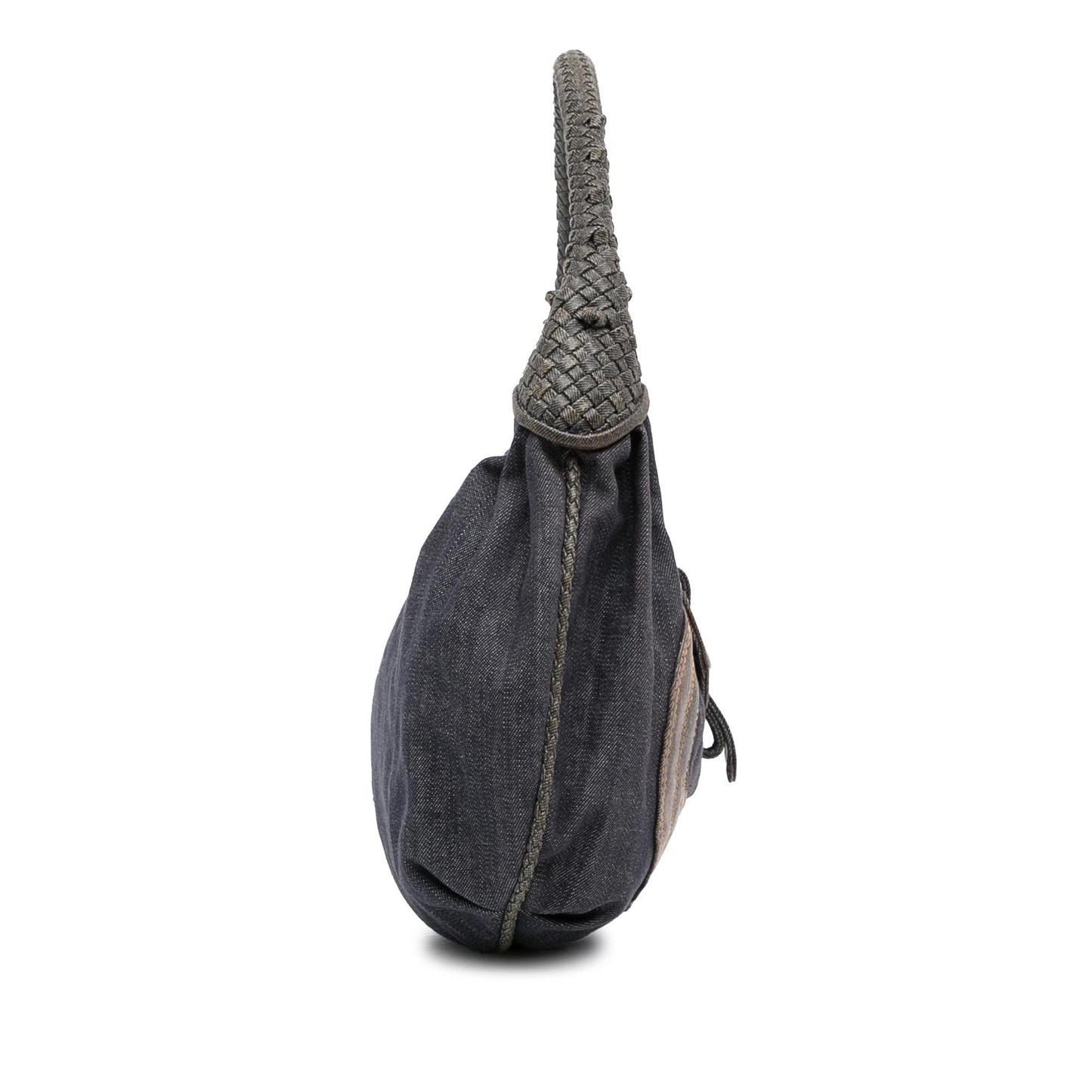 Fendi Spy Hobo Shg Txb2Ws Denim Shoulder Bag