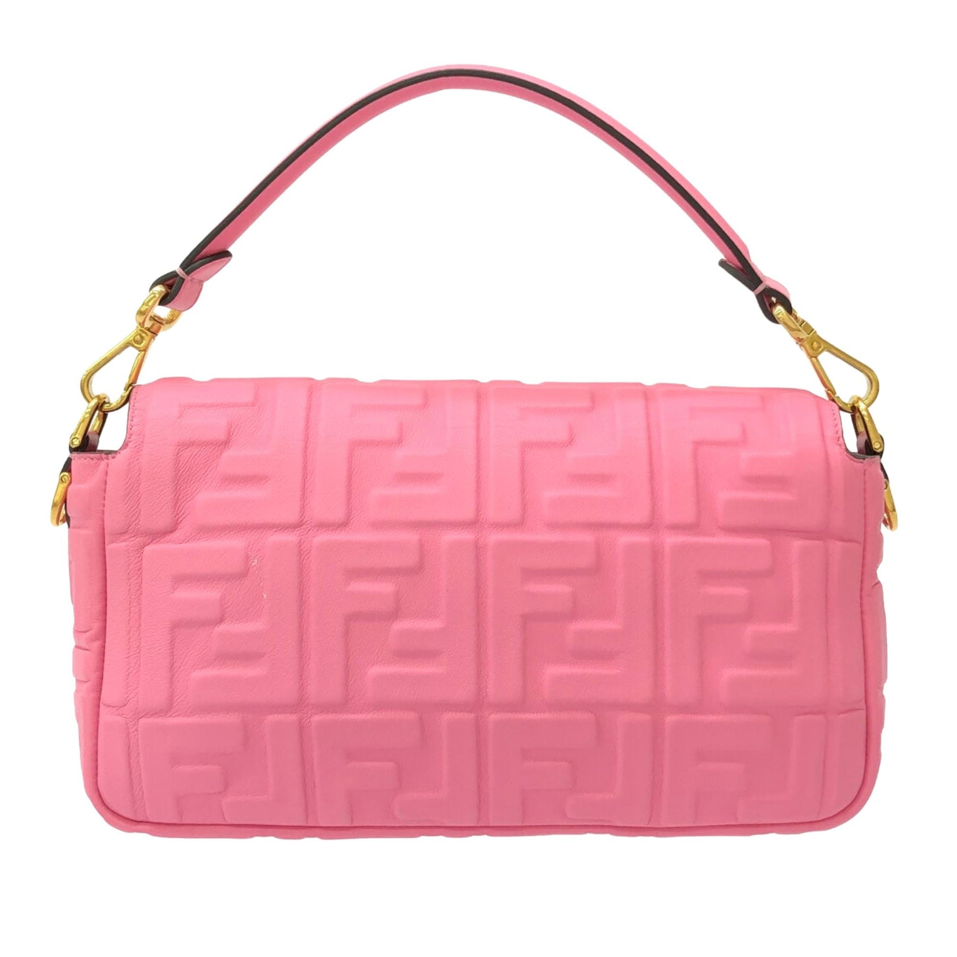 Fendi Zucca Baguette Bag Shg Eyxnq3 Embossed Satchel Bag