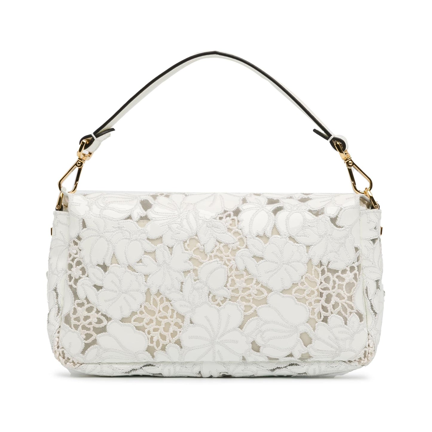 Fendi Lace Baguette Satchel Shg Id9Gxu Embroidered Satchel Bag