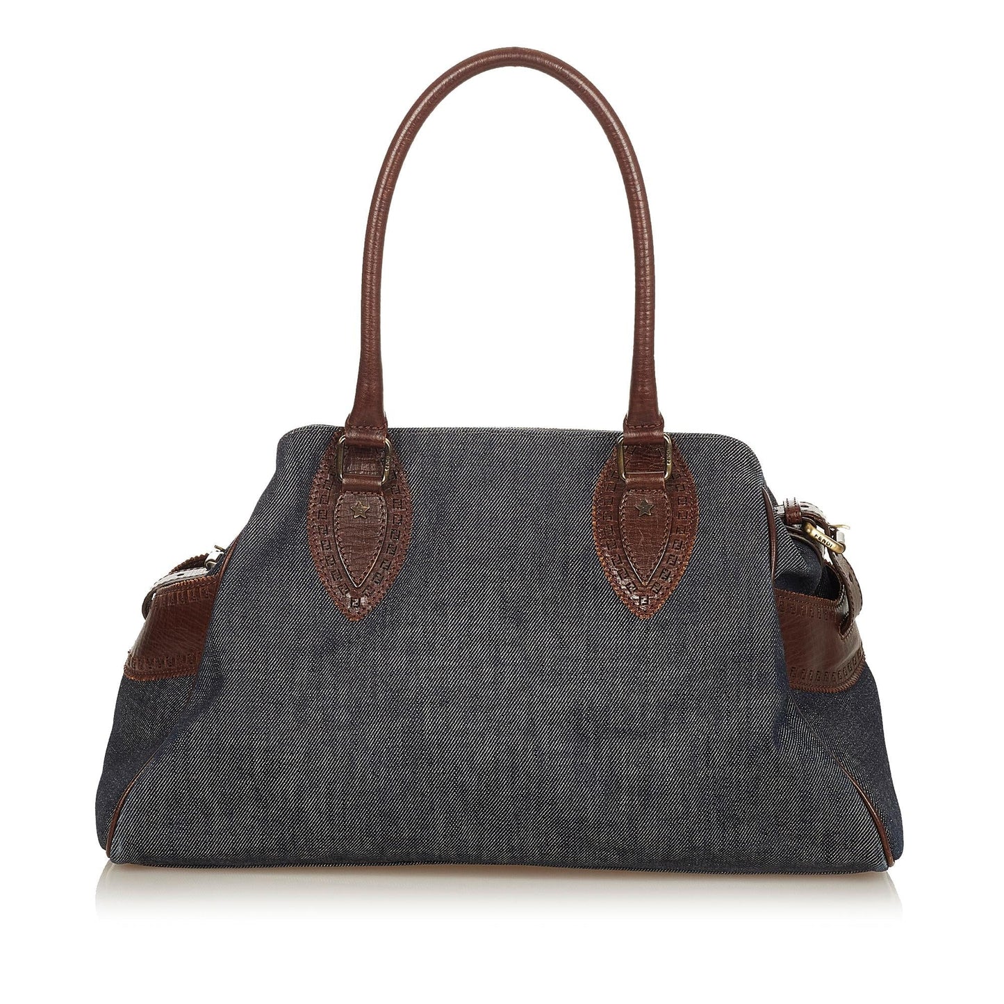 Fendi Etniko Shoulder Bag Shg Denim