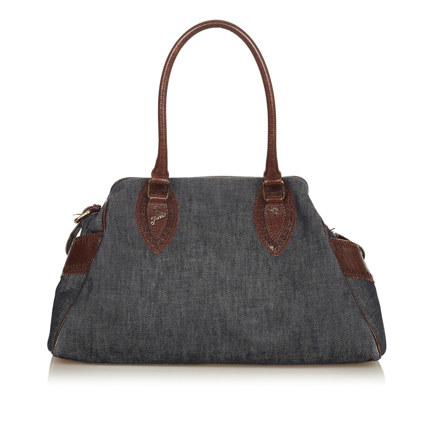 Fendi Etniko Shoulder Bag Shg Denim