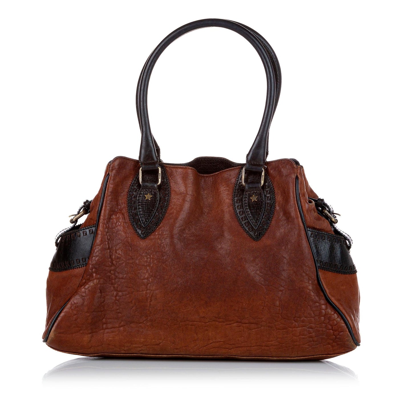 Fendi Etniko Handbag Shg Leather Satchel Bag Handbag Shg 23006