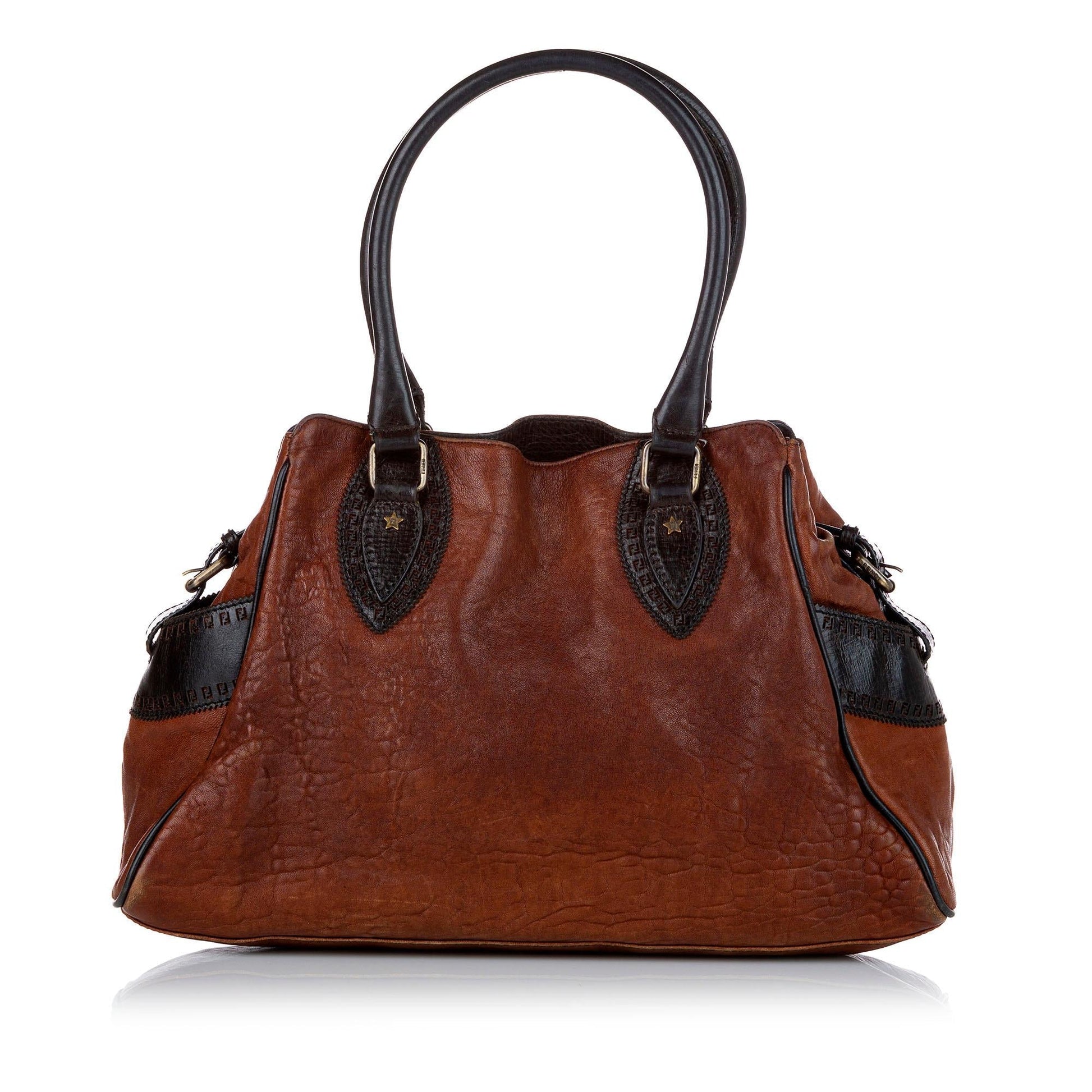 Fendi Etniko Handbag Shg Leather Satchel Bag Handbag Shg 23006