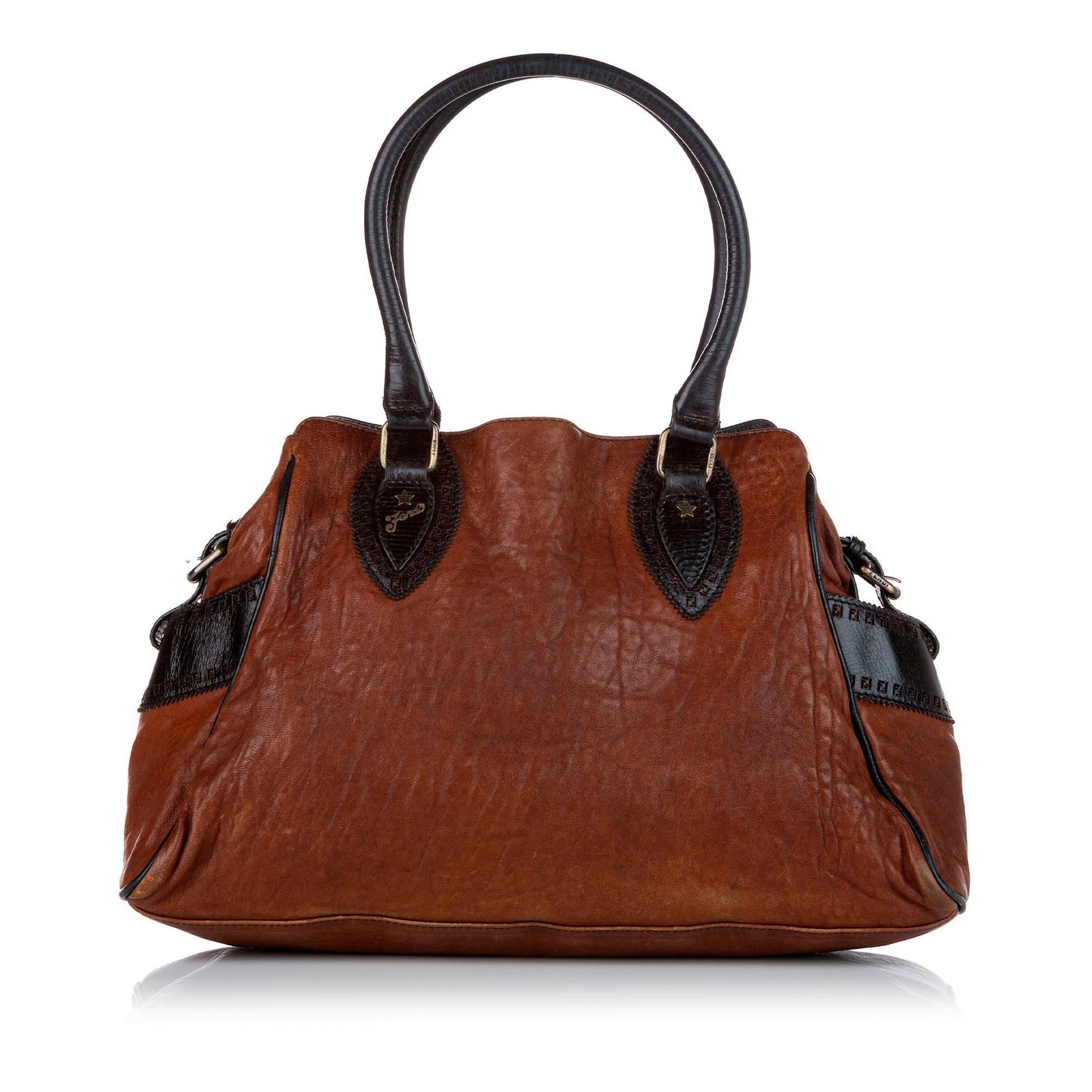 Fendi Etniko Handbag Shg Leather Satchel Bag Handbag Shg 23006