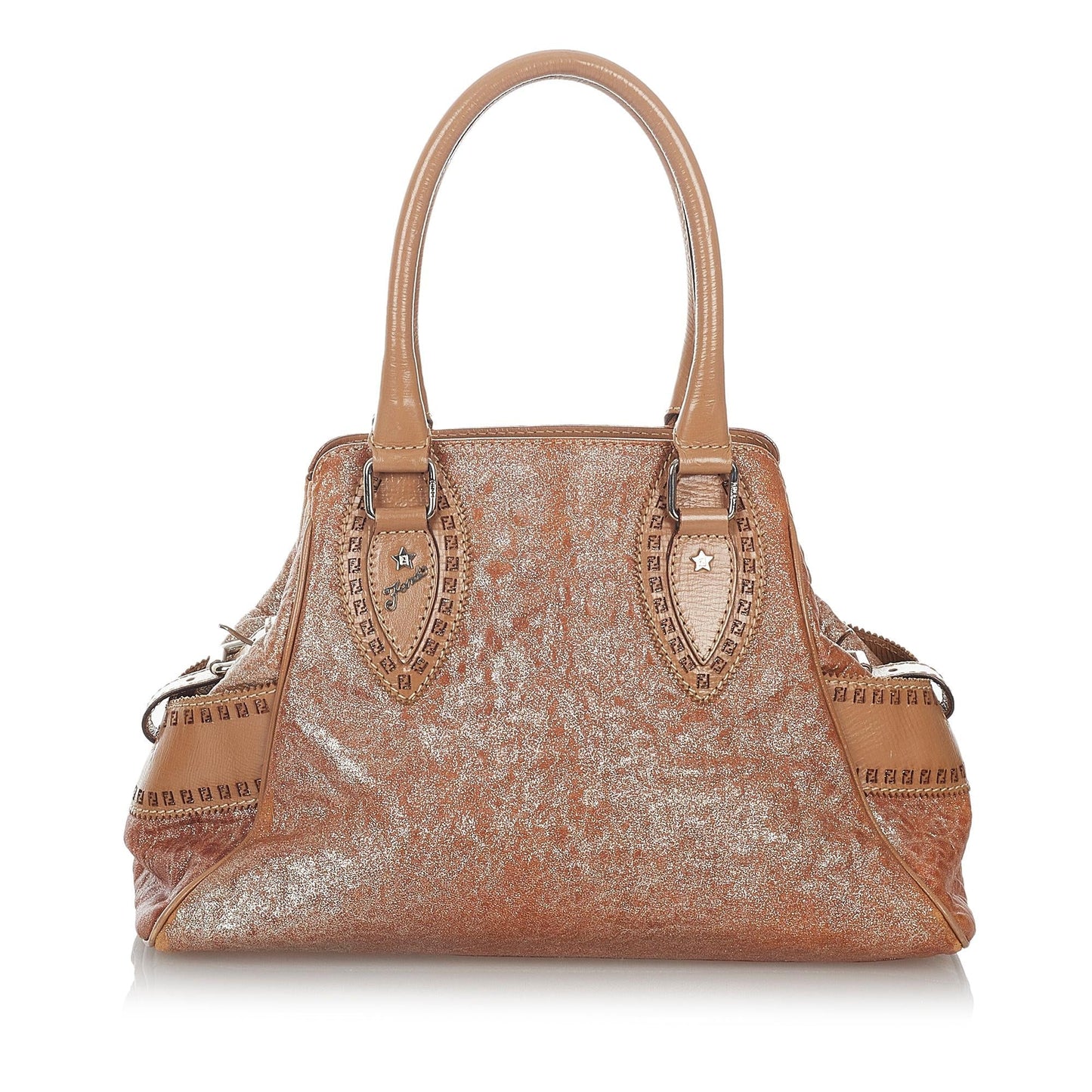 Fendi Etniko Handbag Shg Leather Satchel Bag Handbag Shg 26890