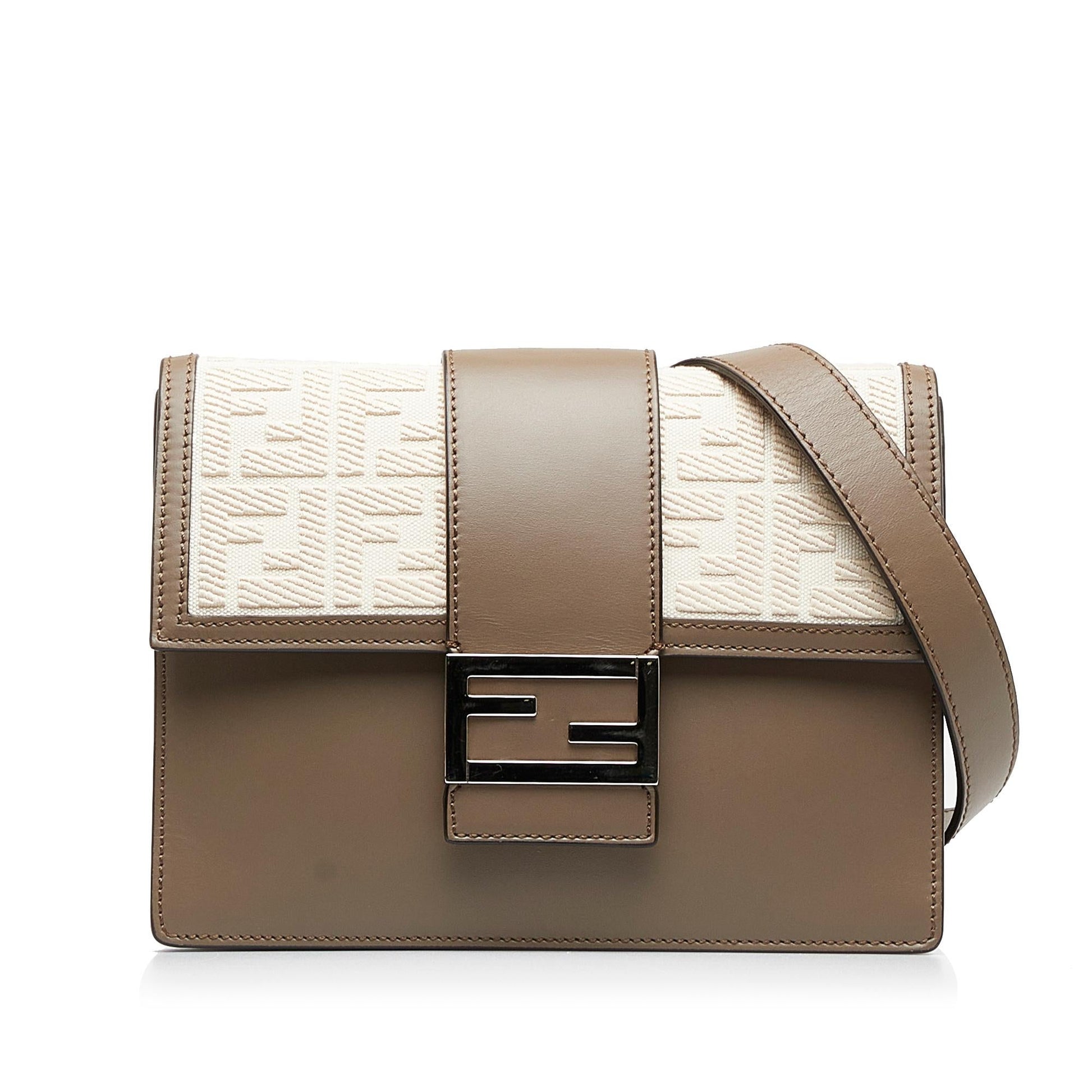 Fendi Ff Flat Baguette Shg Favyjo Crossbody Bag Shoes