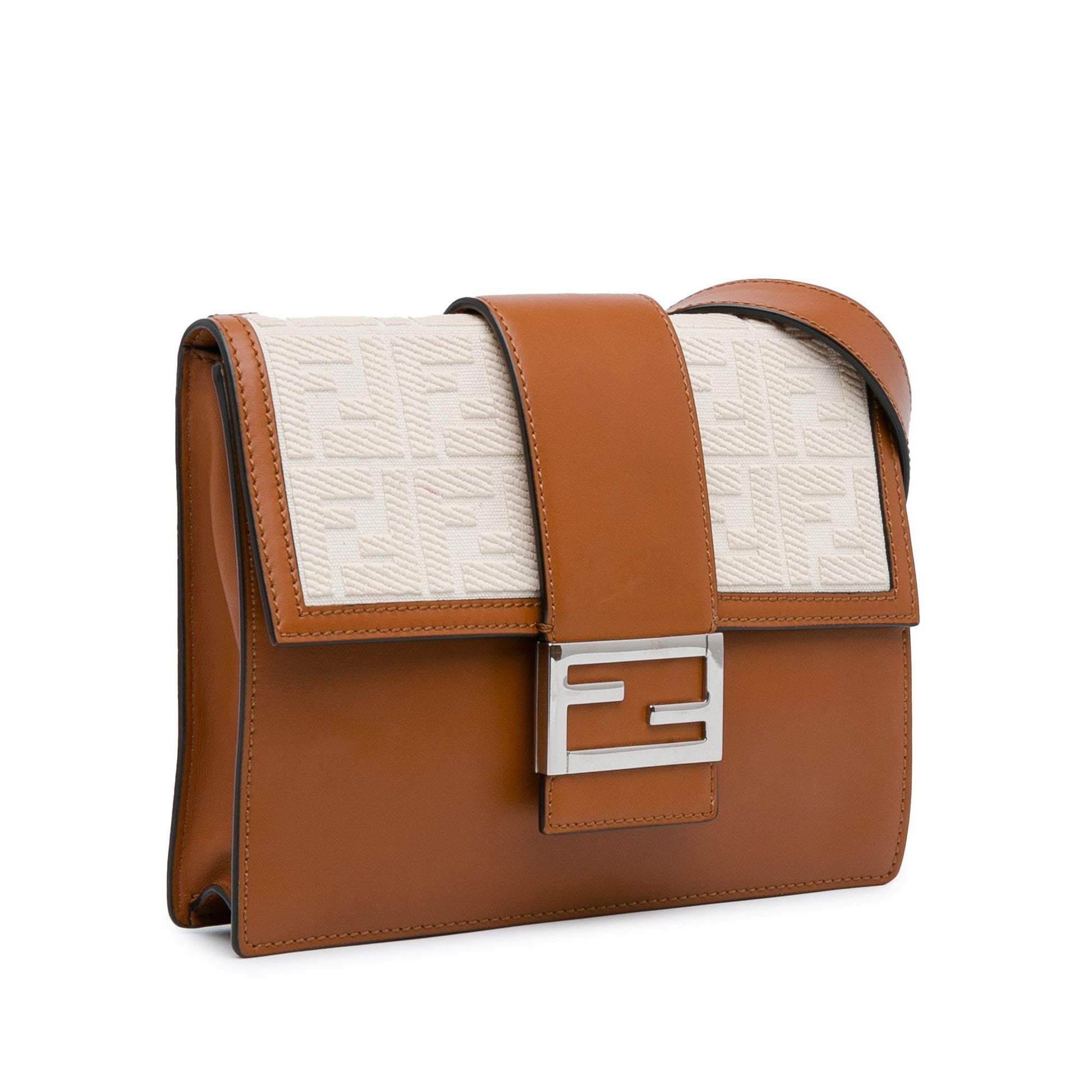 Fendi Ff Flat Baguette Crossbody Bag Shoes