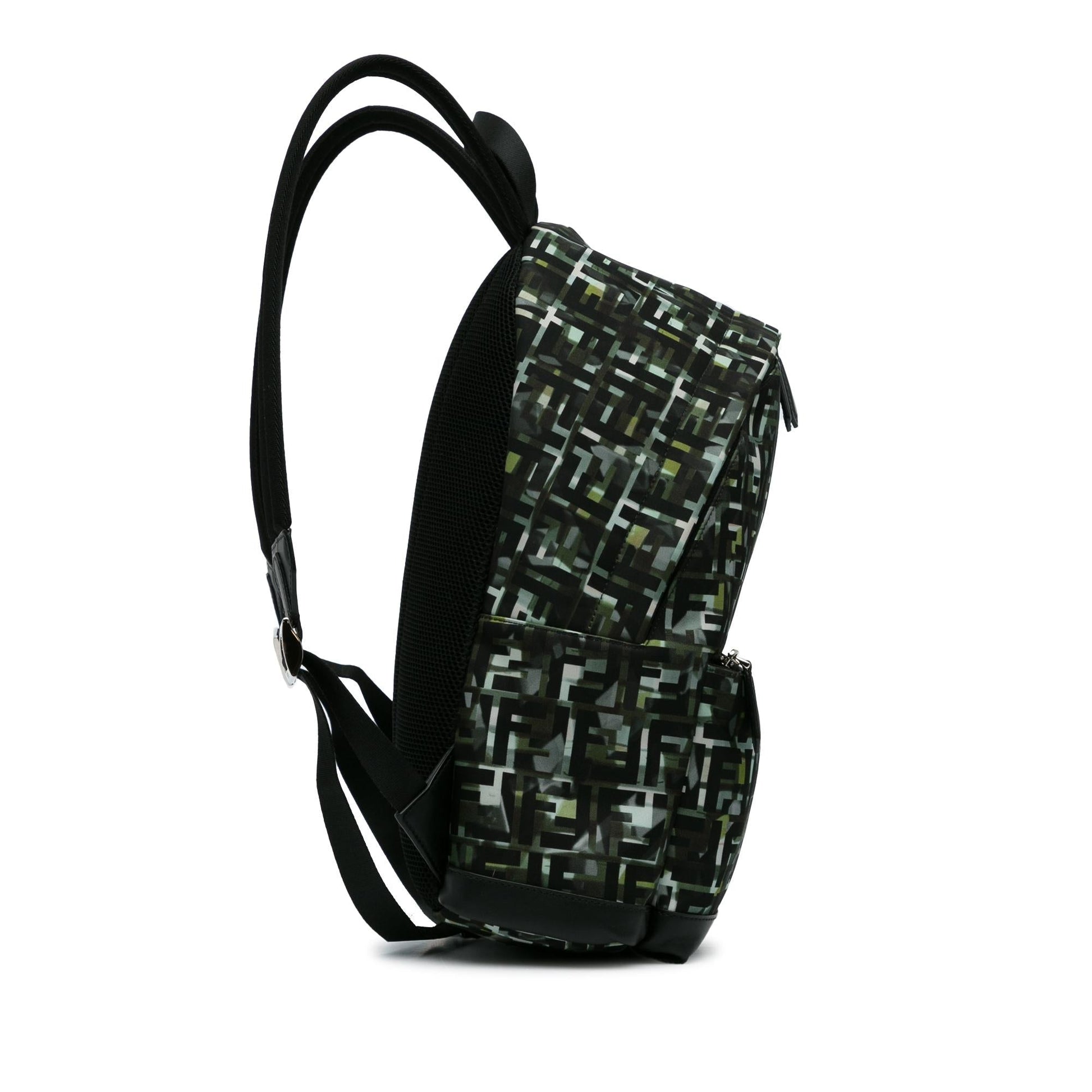 Fendi Ff Camouflage Backpack Shg Wpv4Ff Nylon