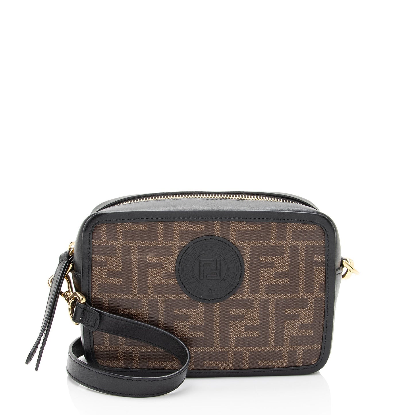 Fendi Ff Coated Camera Bag Shf Mmt6Uv Canvas Mini Crossbody Bag