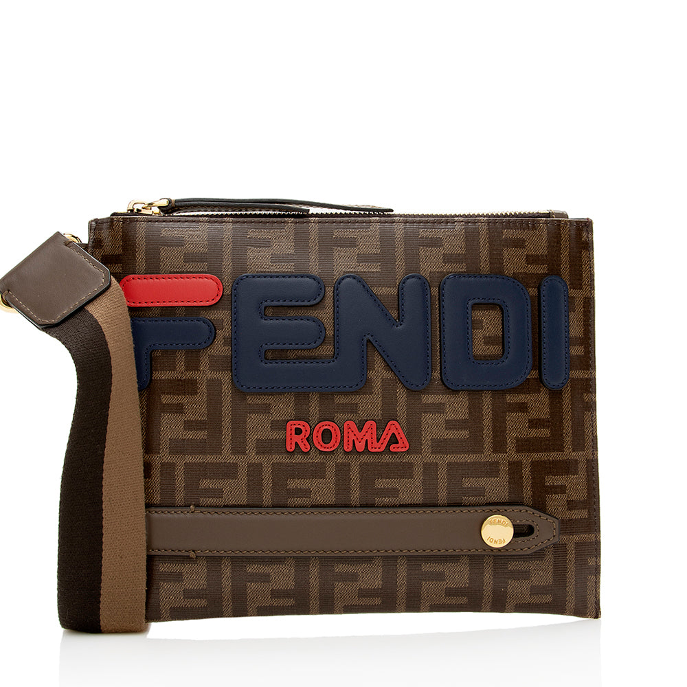 Fendi Ff Spalmati Fila Messenger Bag Shf Shoulder Bag